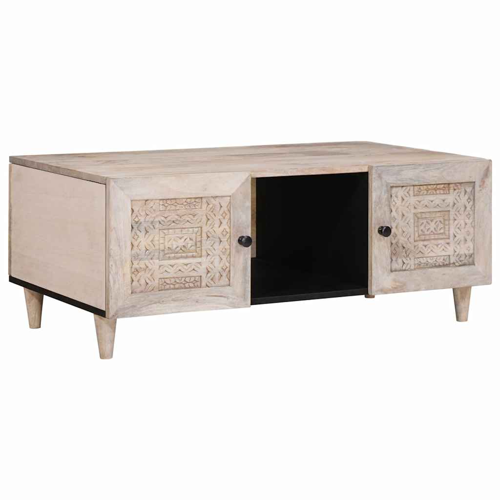 Coffee Table Beige 100 x 54 x 40 cm Engineered Wood