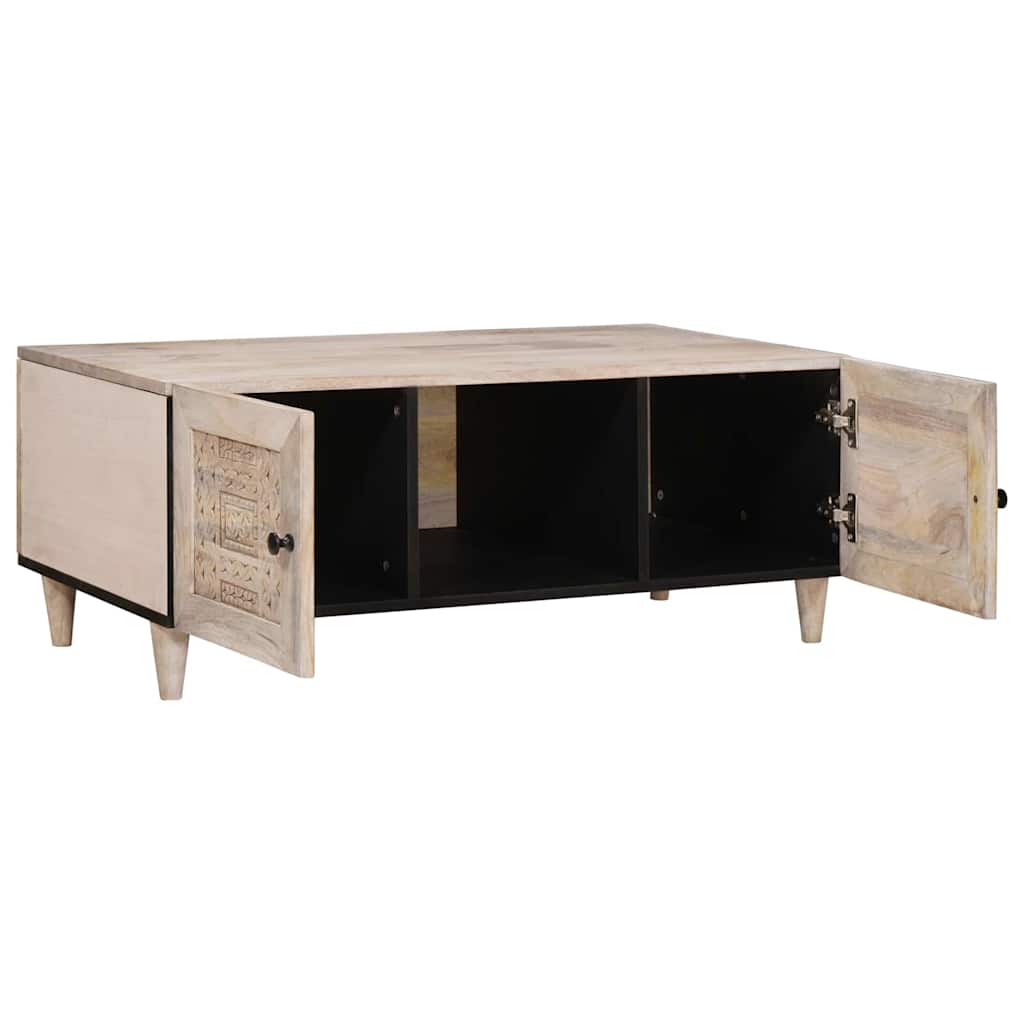 Coffee Table Beige 100 x 54 x 40 cm Engineered Wood