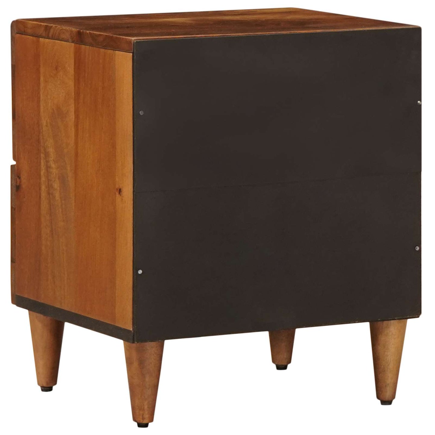 Bedside Cabinet 2 pcs Brown 40 x 33 x 46 cm Solid Mango Wood
