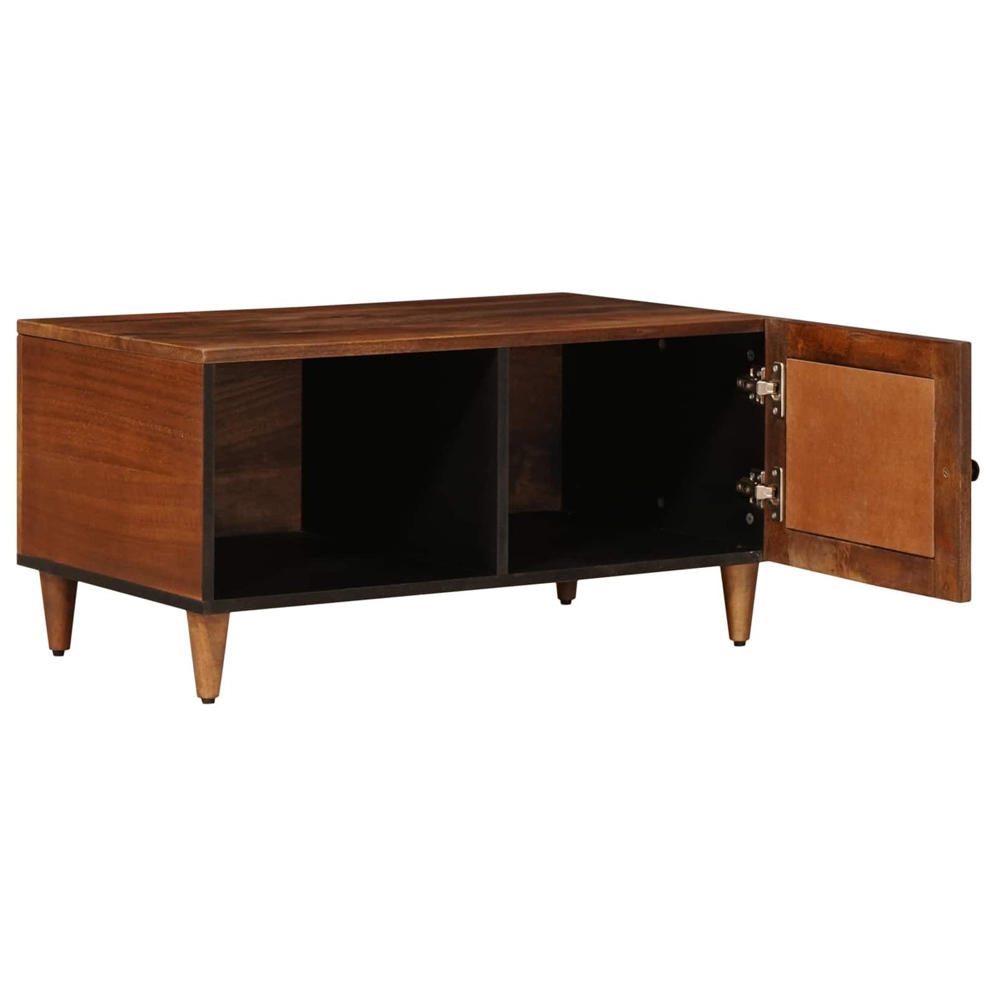 Coffee Table Brown 80 x 50 x 40 cm Solid Mango Wood
