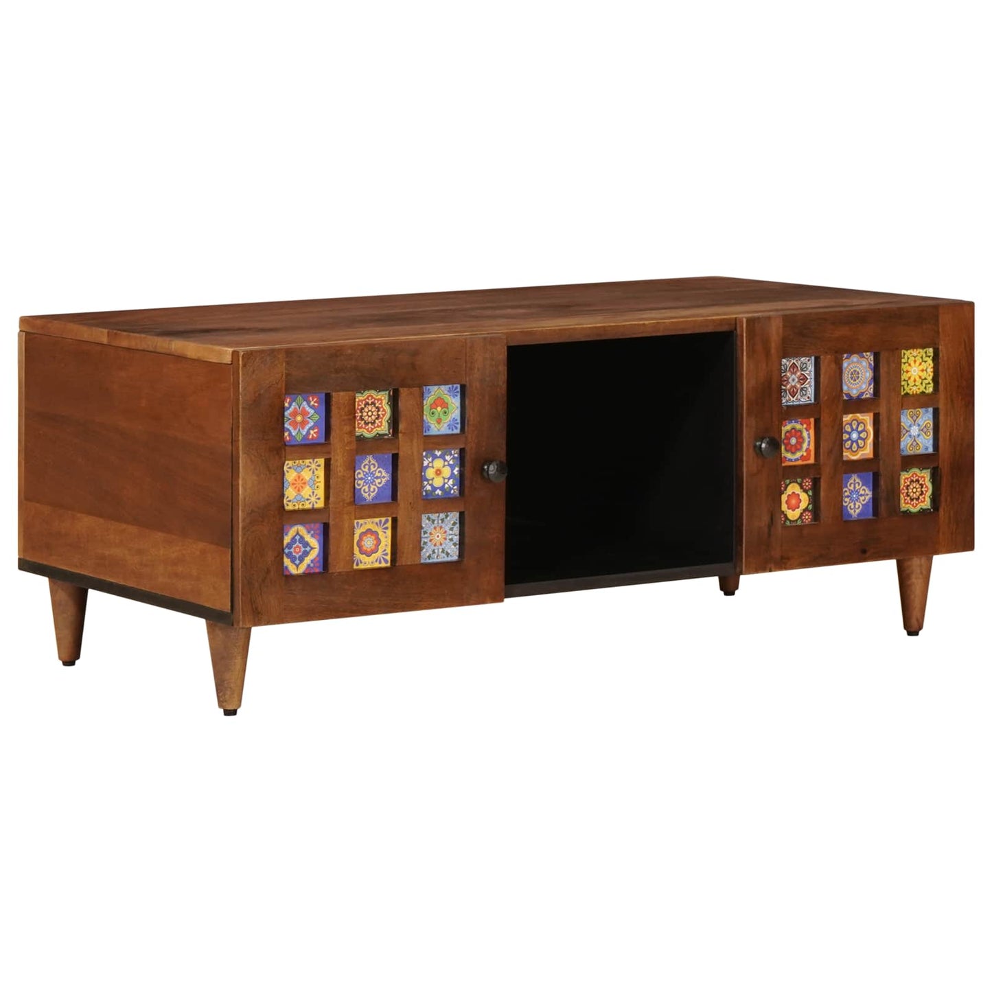 Coffee Table Brown 100 x 54 x 40 cm Solid Mango Wood
