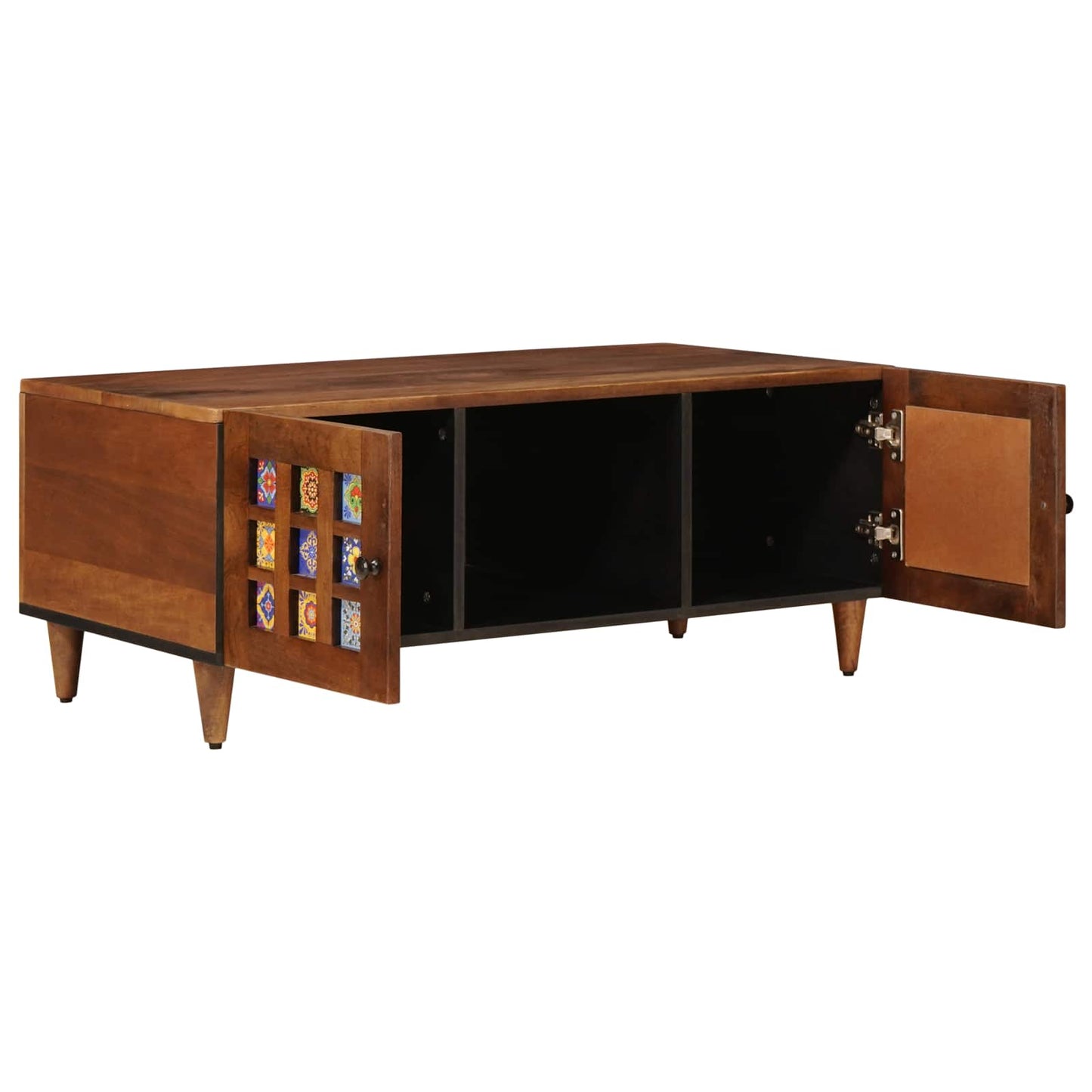 Coffee Table Brown 100 x 54 x 40 cm Solid Mango Wood