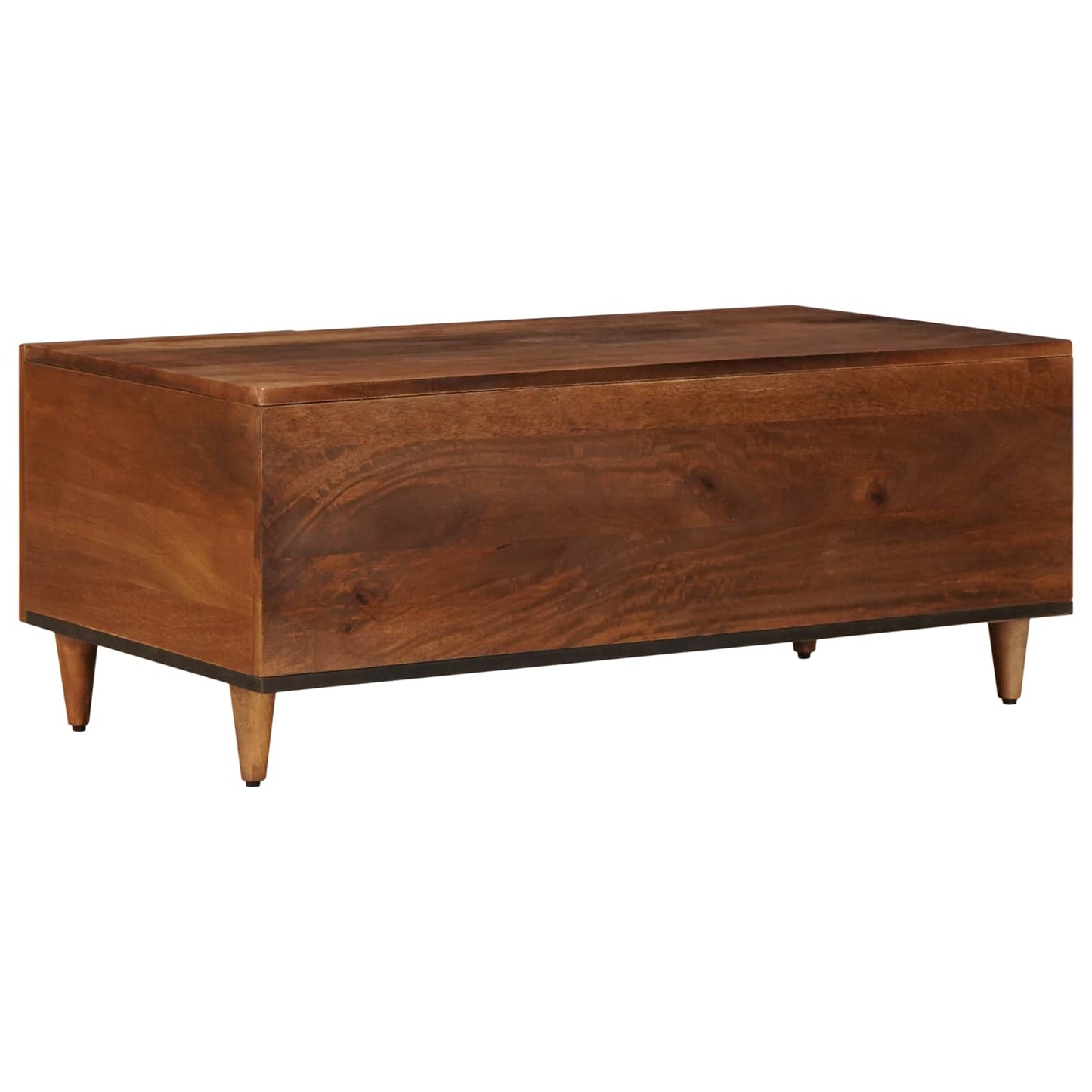Coffee Table Brown 100 x 54 x 40 cm Solid Mango Wood
