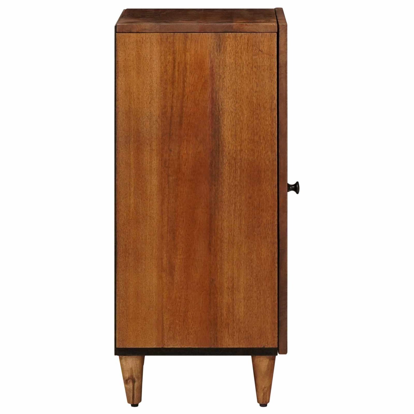Sideboard with Storage Walnut 40 x 33 x 75 cm Solid Mango Wood