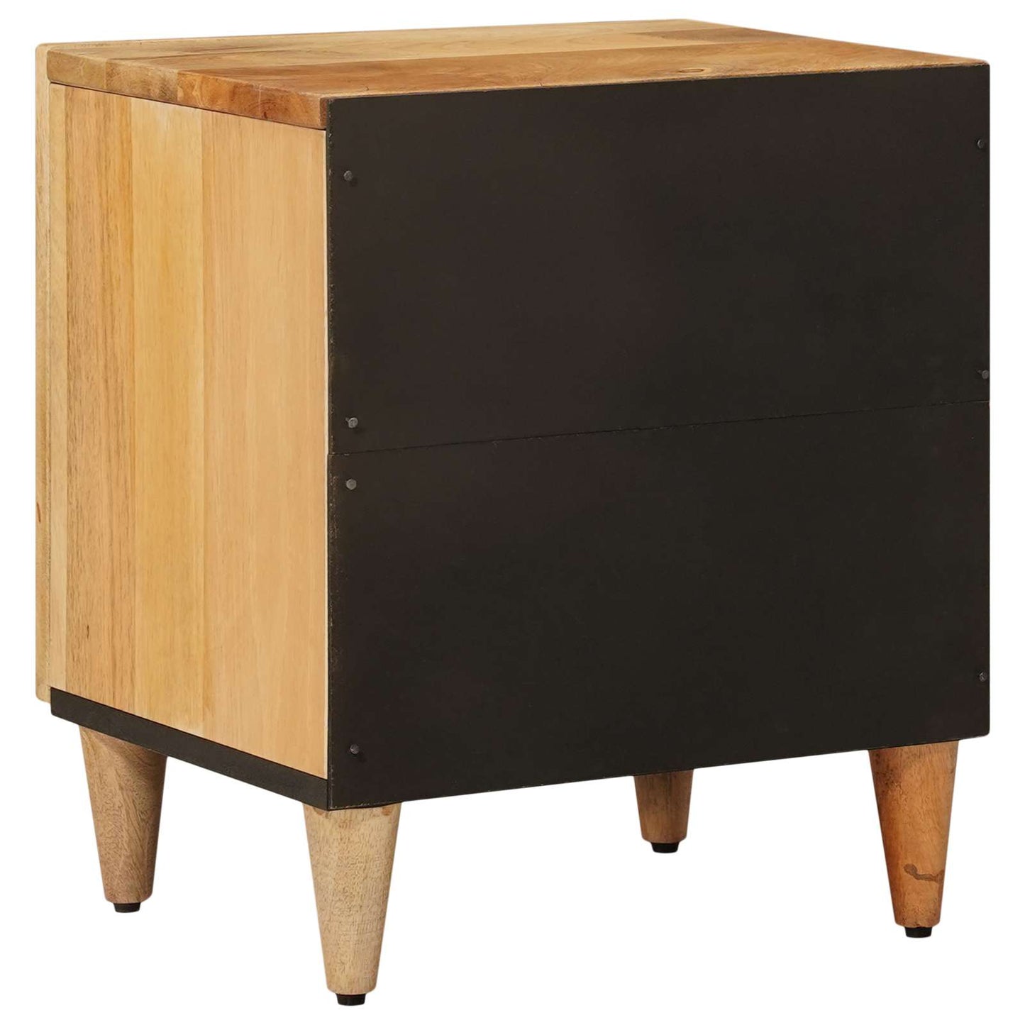 Bedside Cabinet Natural 40 x 33.5 x 46 cm Solid Mango Wood