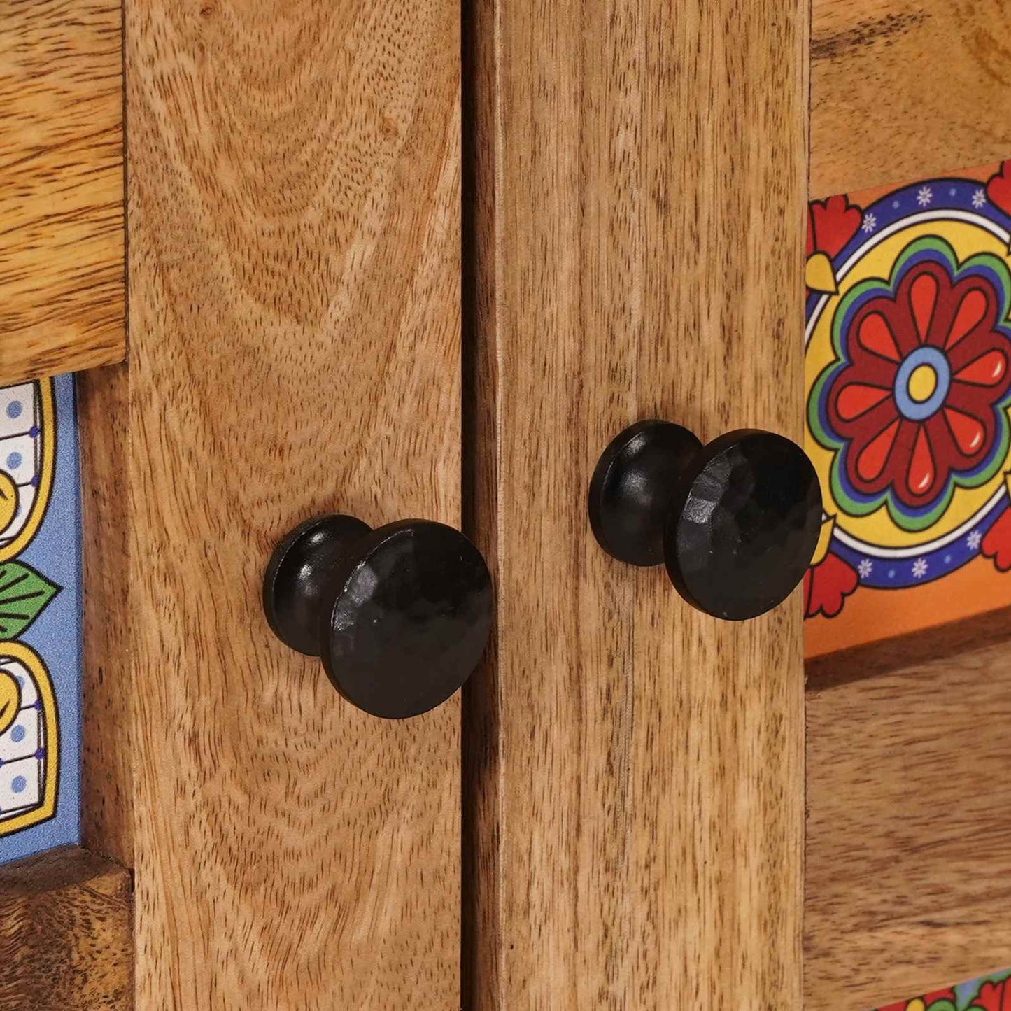 Sideboard Natural 60 x 33 x 75 cm Solid Mango Wood