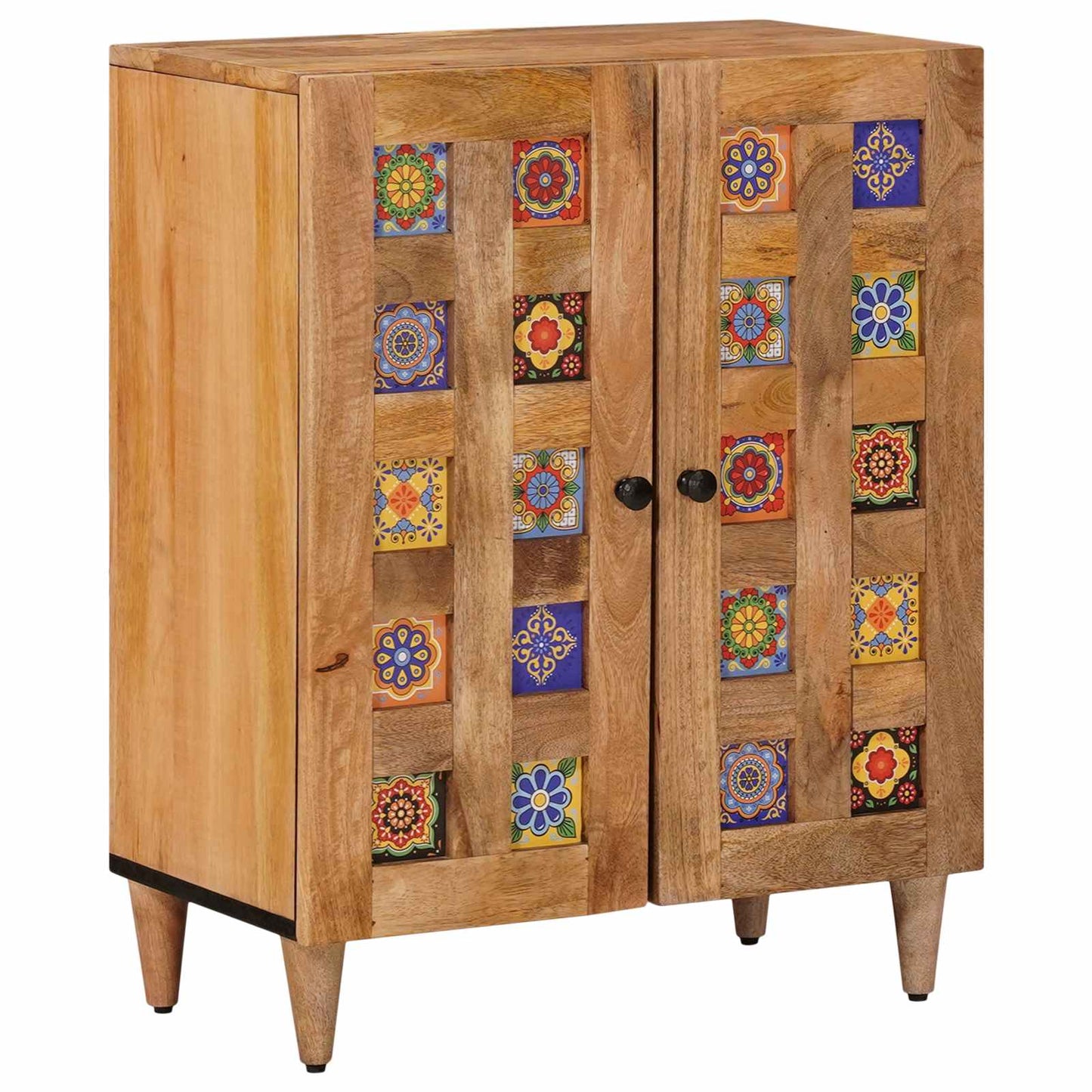 Sideboard Natural 60 x 33 x 75 cm Solid Mango Wood