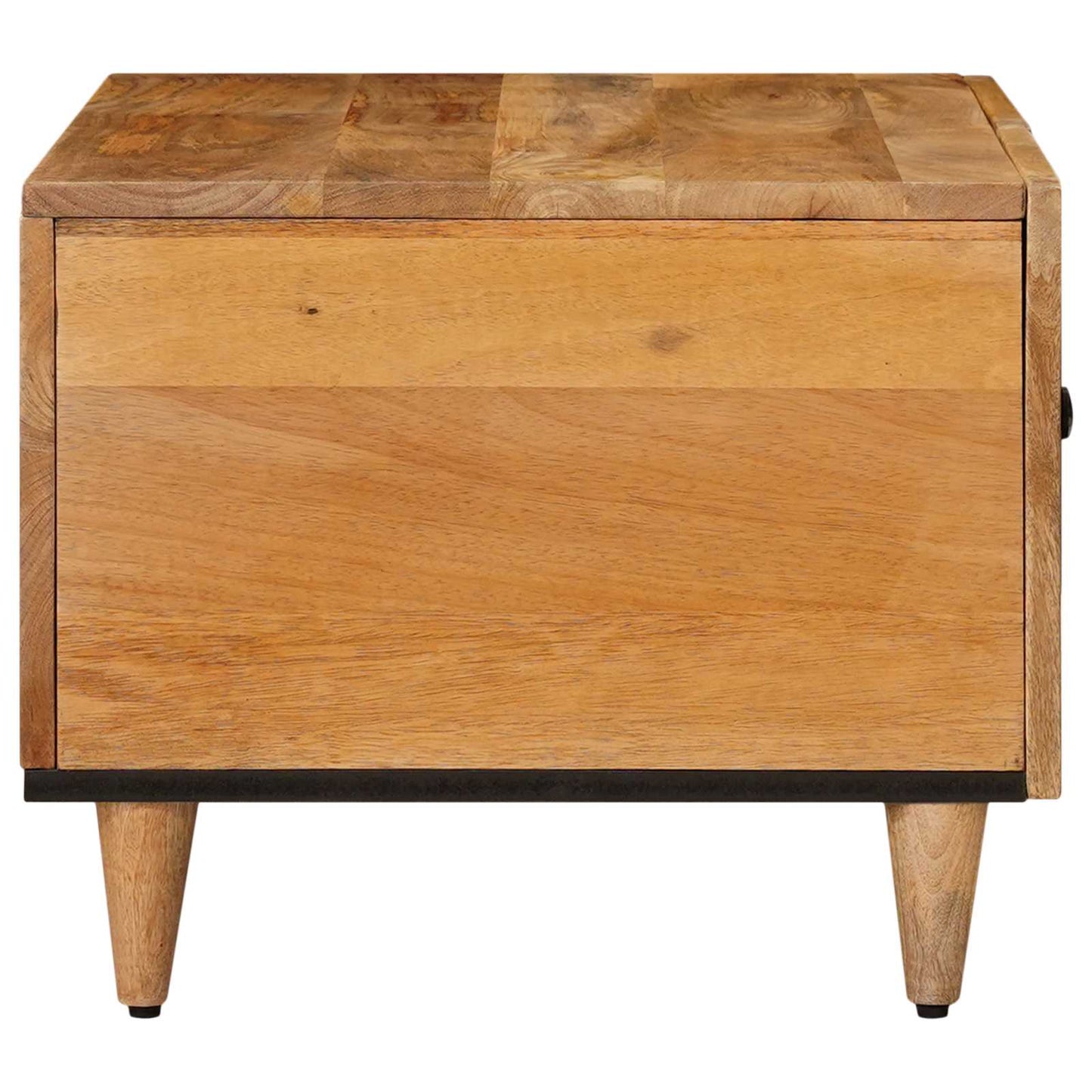 Coffee Table Natural 80 x 50 x 40 cm Solid Mango Wood