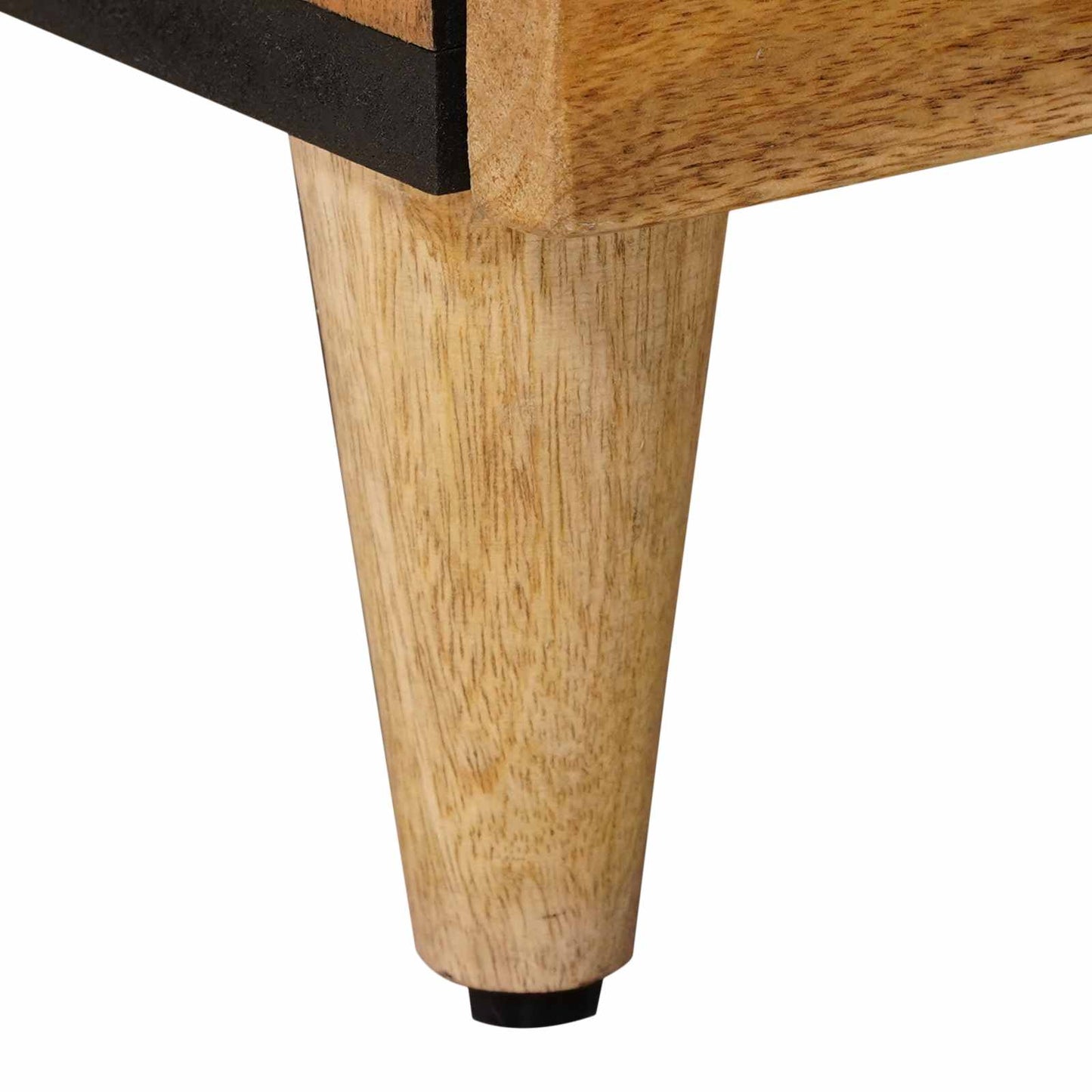 Bedside Cabinet 2 pcs Natural 40 x 33 x 46 cm Solid Mango Wood