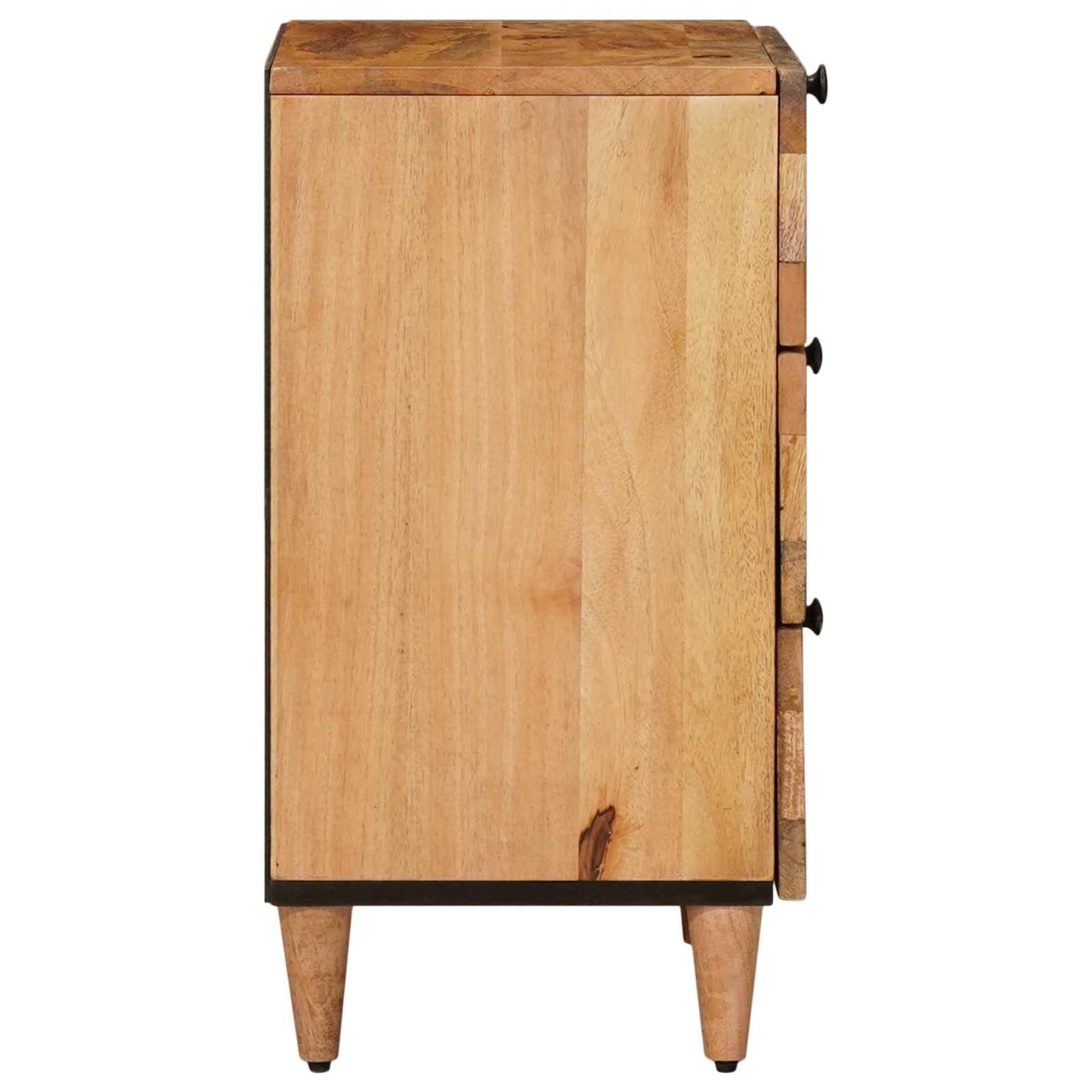 Bedside Cabinet Natural 50 x 33 x 62 cm Solid Mango Wood