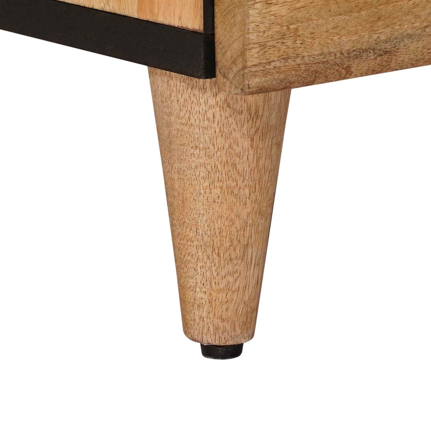 Bedside Cabinet Natural 50 x 33 x 62 cm Solid Mango Wood