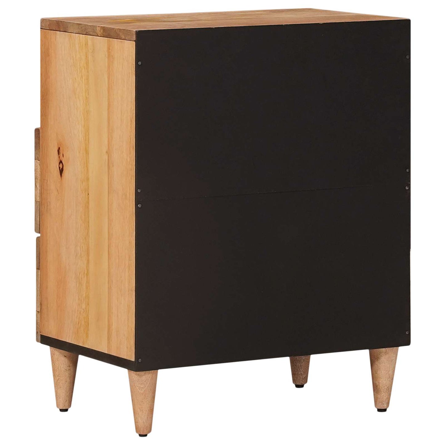 Bedside Cabinet Natural 50 x 33 x 62 cm Solid Mango Wood