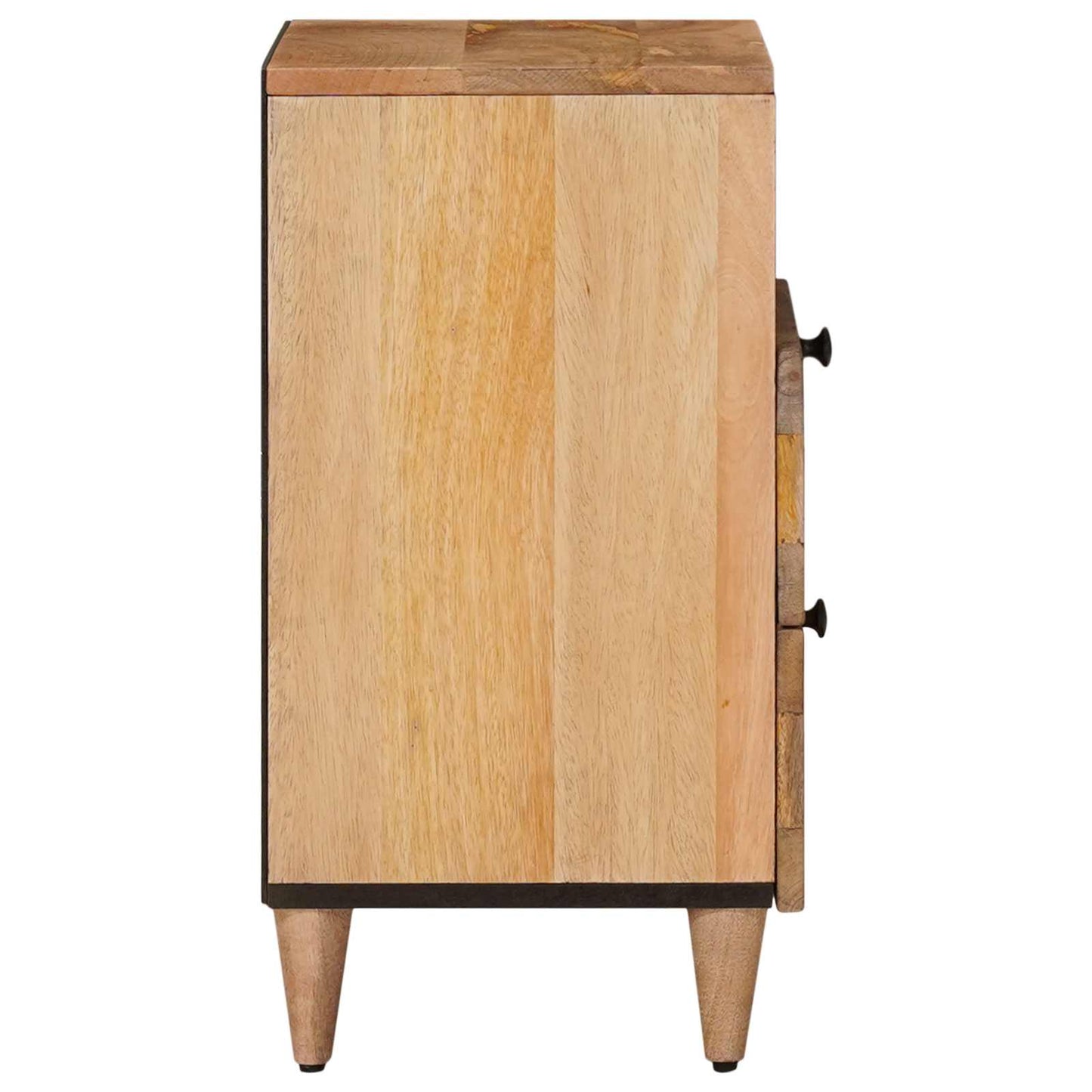 Bedside Cabinet Natural 50 x 33 x 62 cm Solid Mango Wood