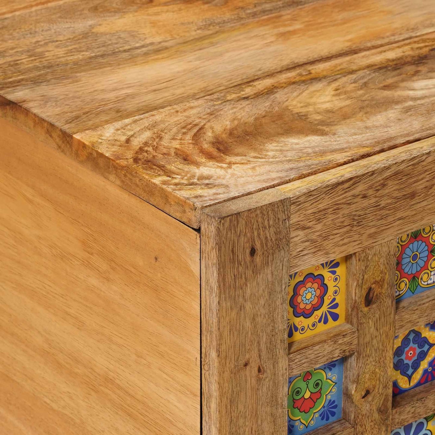 Coffee Table Natural 100 x 54 x 40 cm Solid Mango Wood