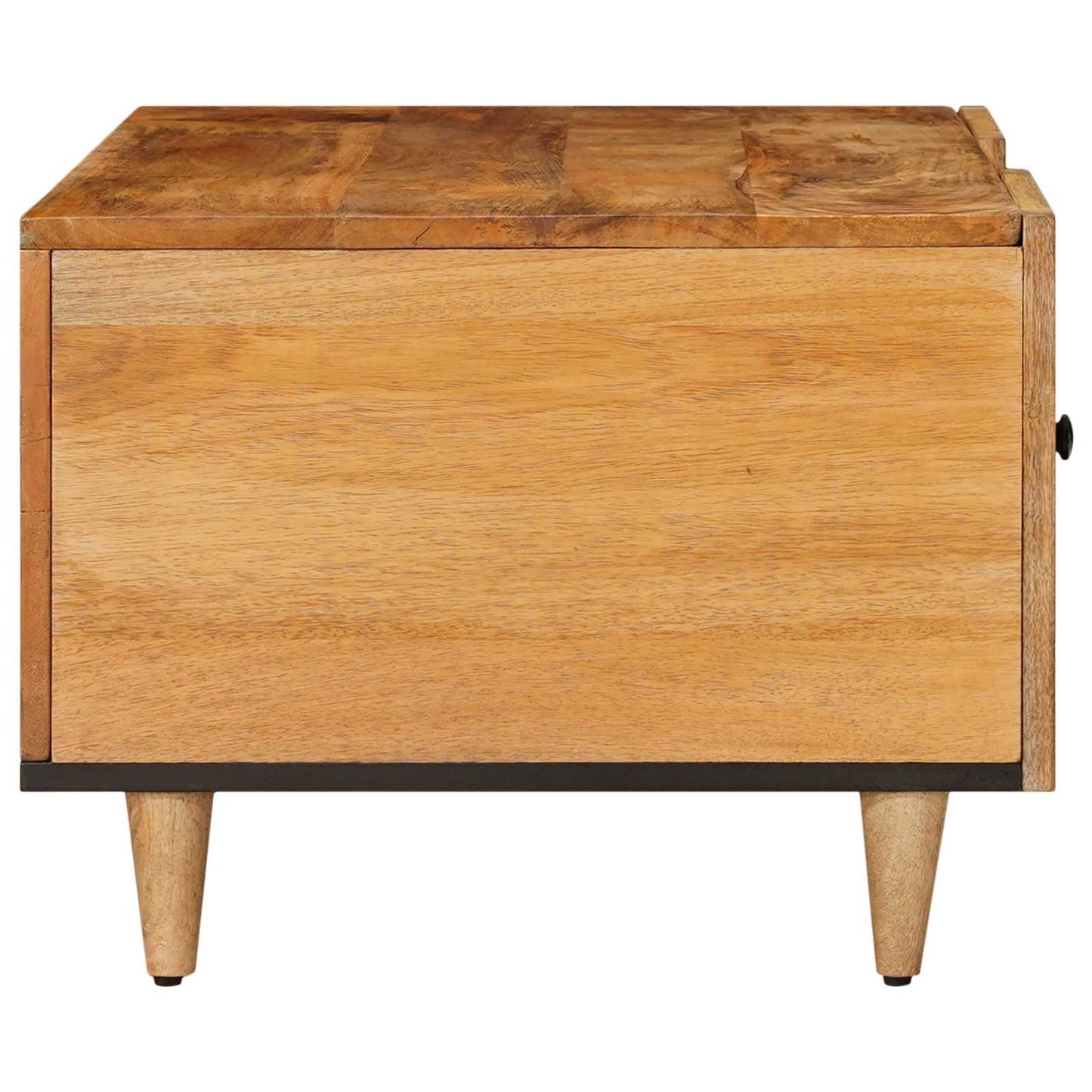 Coffee Table Natural 100 x 54 x 40 cm Solid Mango Wood