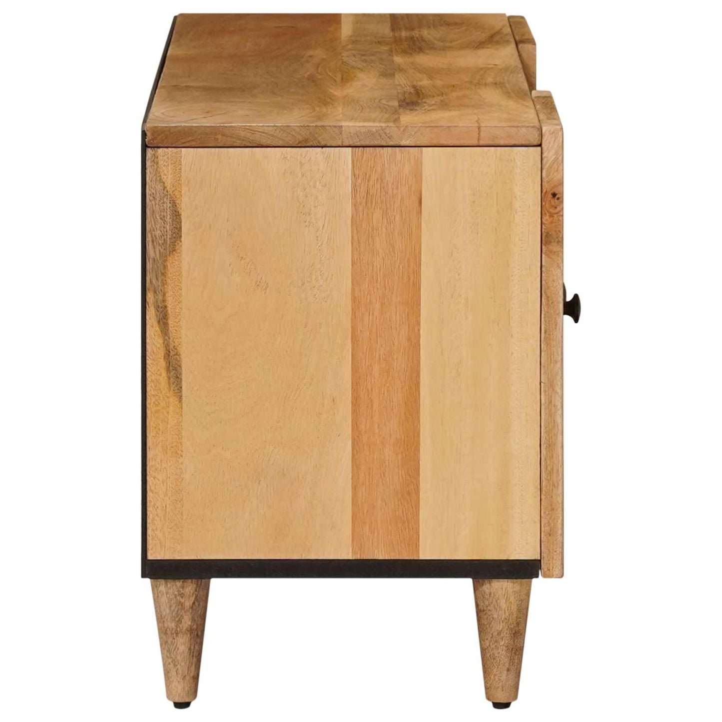 TV Cabinet Natural 105 x 33.5 x 46 cm Solid Mango Wood
