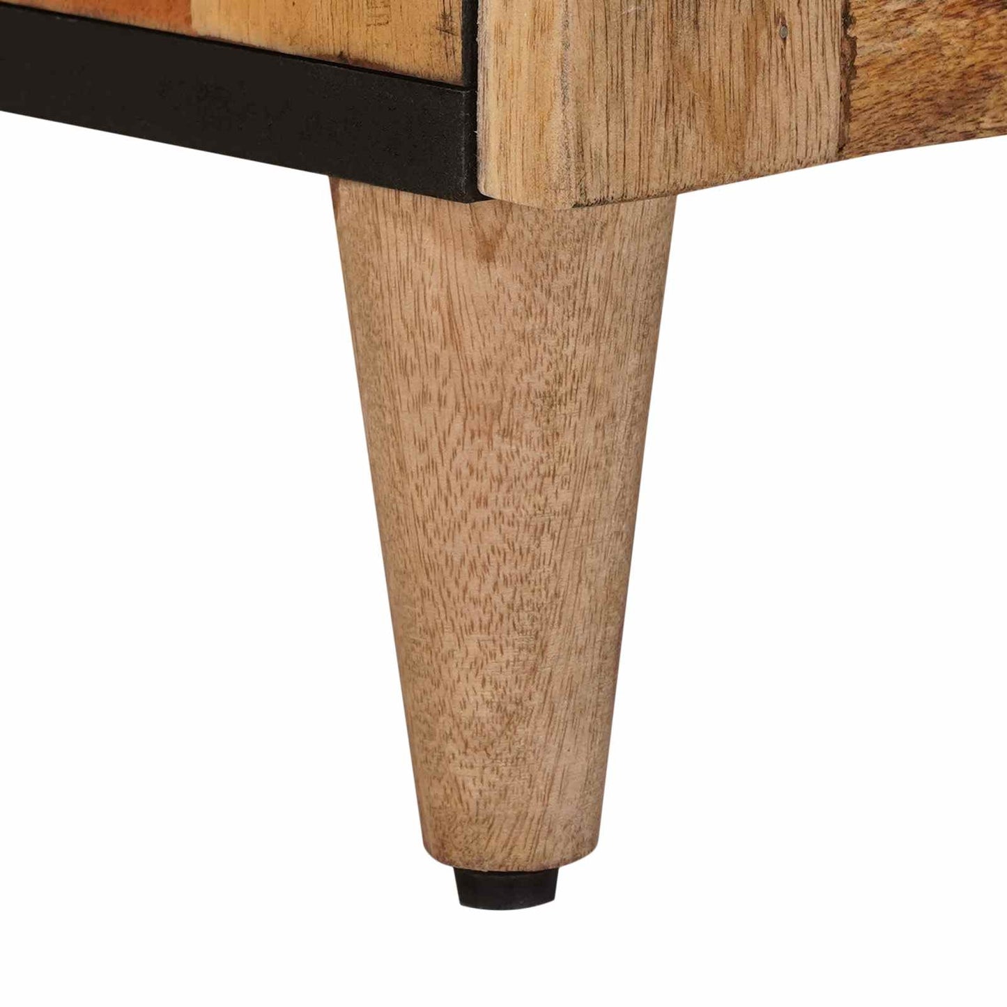 Sideboard with Storage Natural 60 x 33 x 75 cm Solid Mango Wood