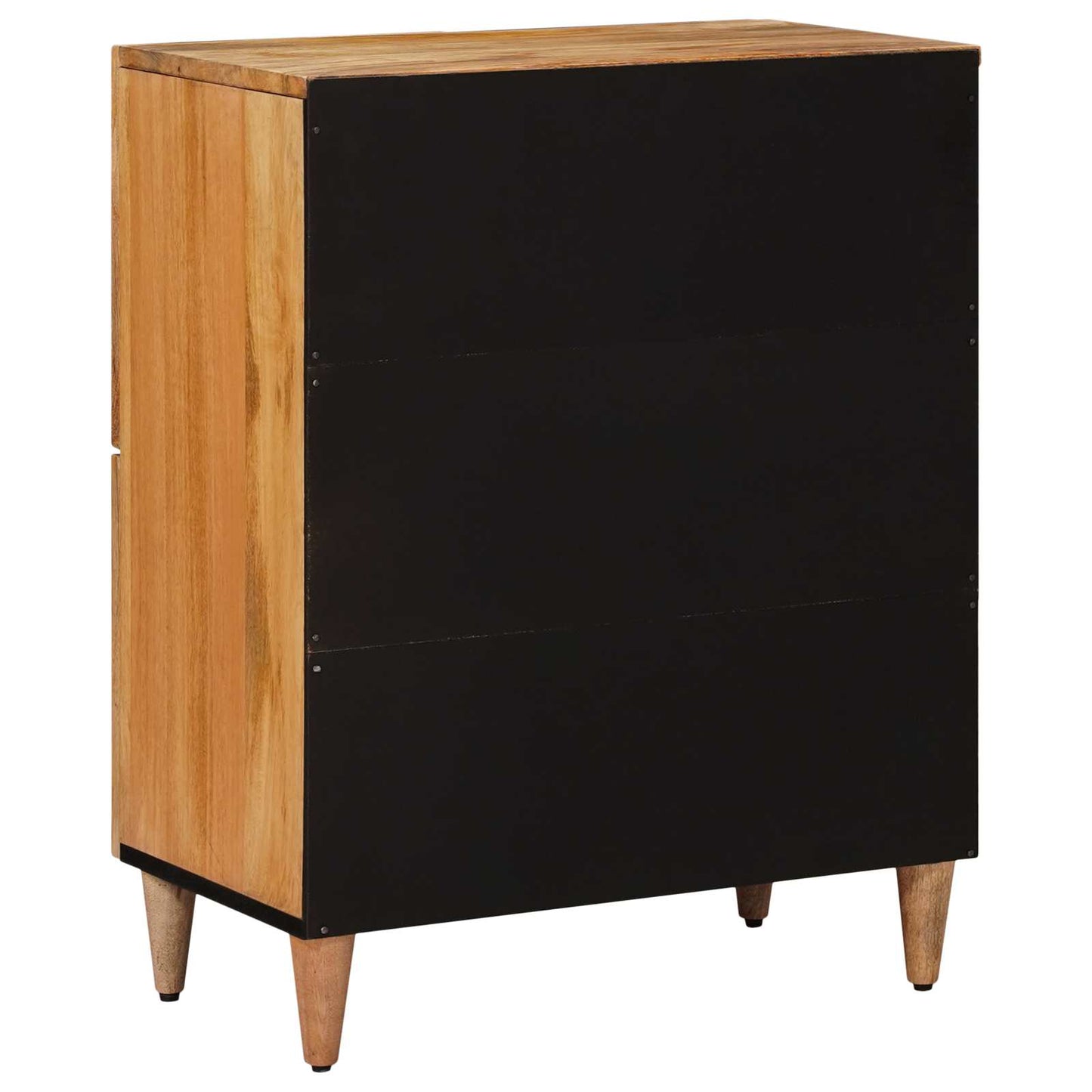 Sideboard with Storage Natural 60 x 33 x 75 cm Solid Mango Wood