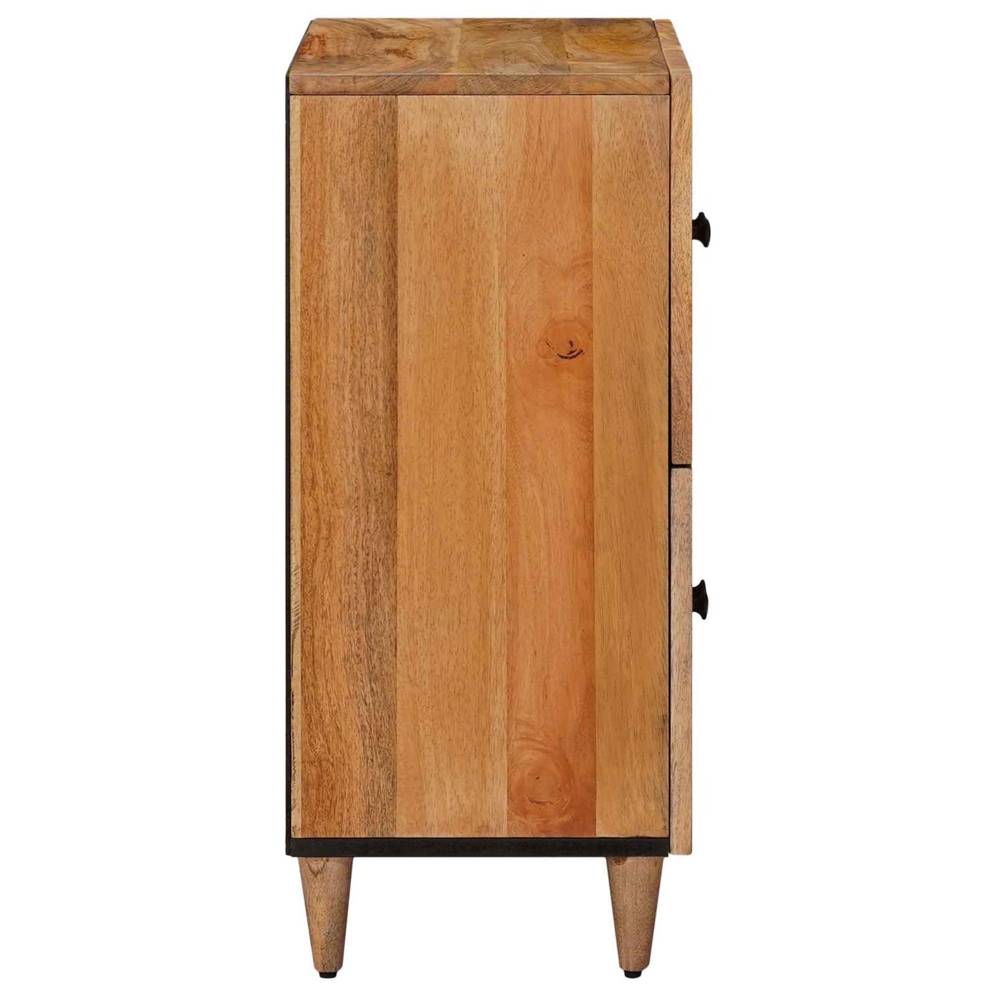 Sideboard with Storage Natural 60 x 33 x 75 cm Solid Mango Wood