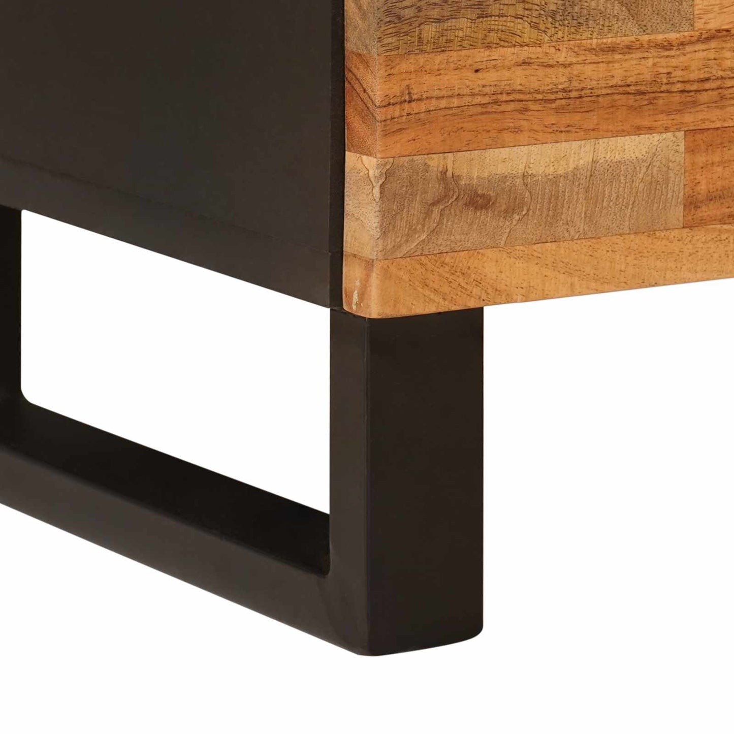 Bedside Cabinet 2 pcs Brown 40 x 33 x 46 cm Solid Mango Wood