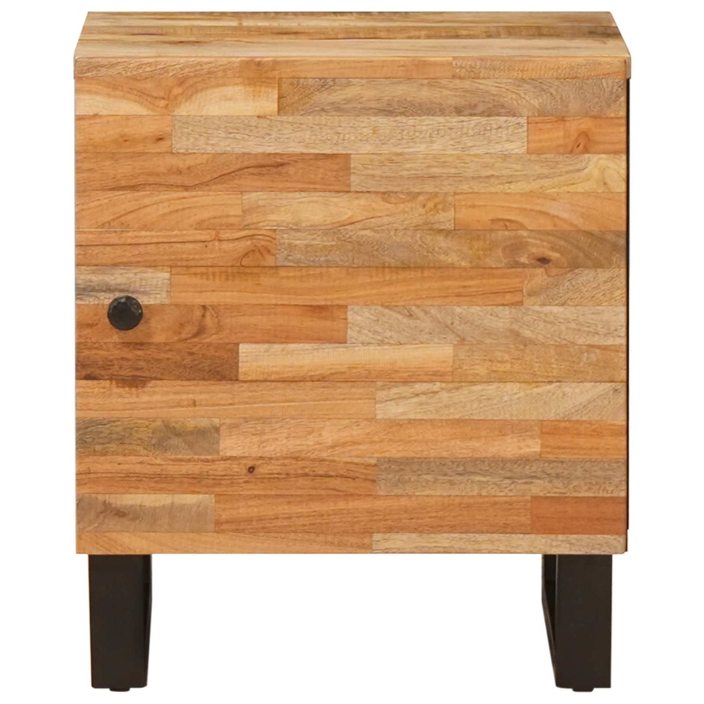 Bedside Cabinet 2 pcs Brown 40 x 33 x 46 cm Solid Mango Wood