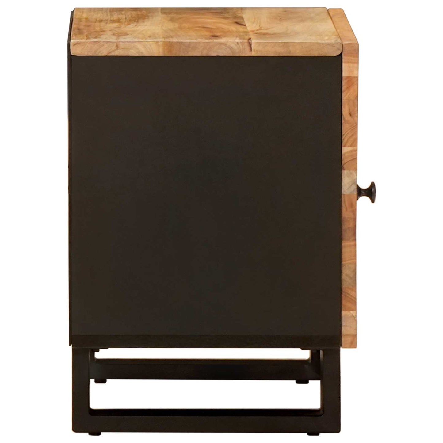 Bedside Cabinet 2 pcs Brown 40 x 33 x 46 cm Solid Mango Wood
