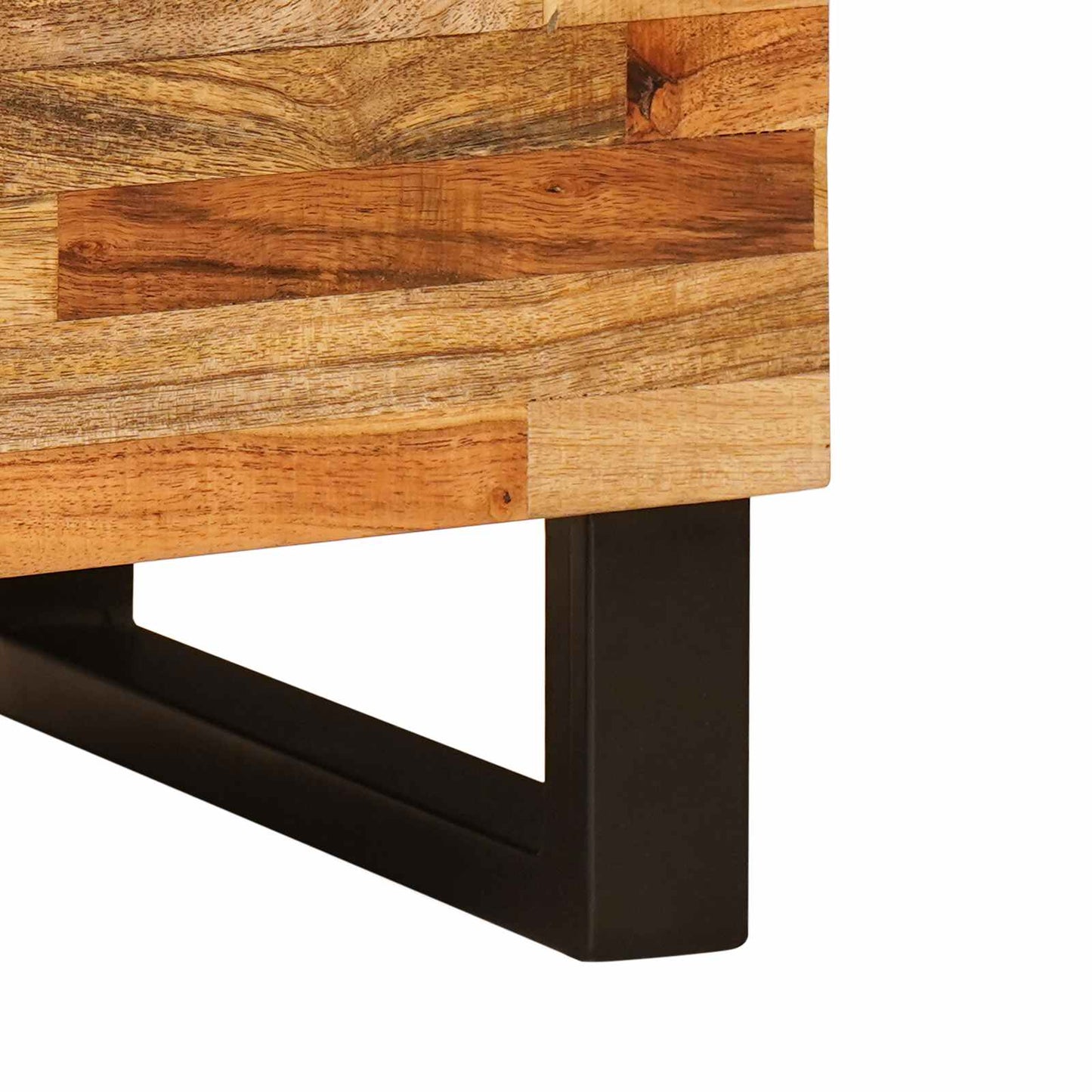 TV Cabinet with Storage Brown 105 x 33 x 46 cm Solid Mango Wood