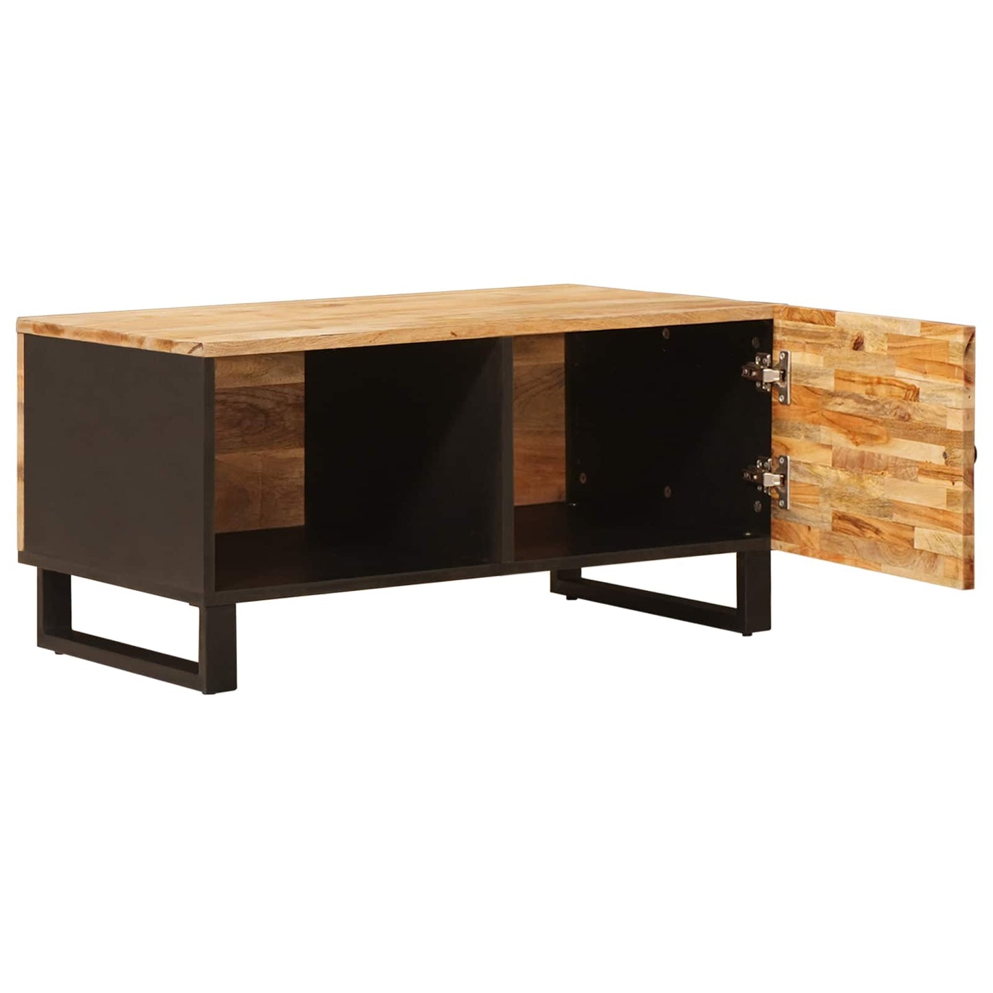Coffee Table Brown 80 x 50 x 40 cm Solid Mango Wood