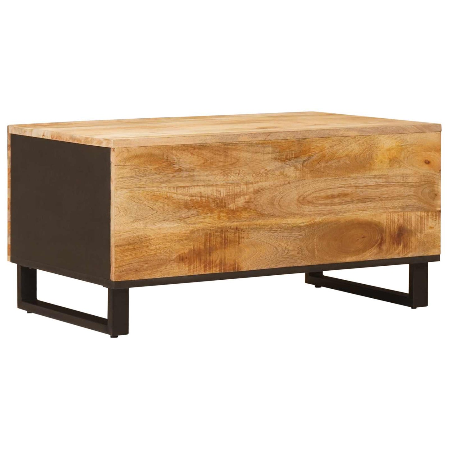 Coffee Table Brown 80 x 50 x 40 cm Solid Mango Wood