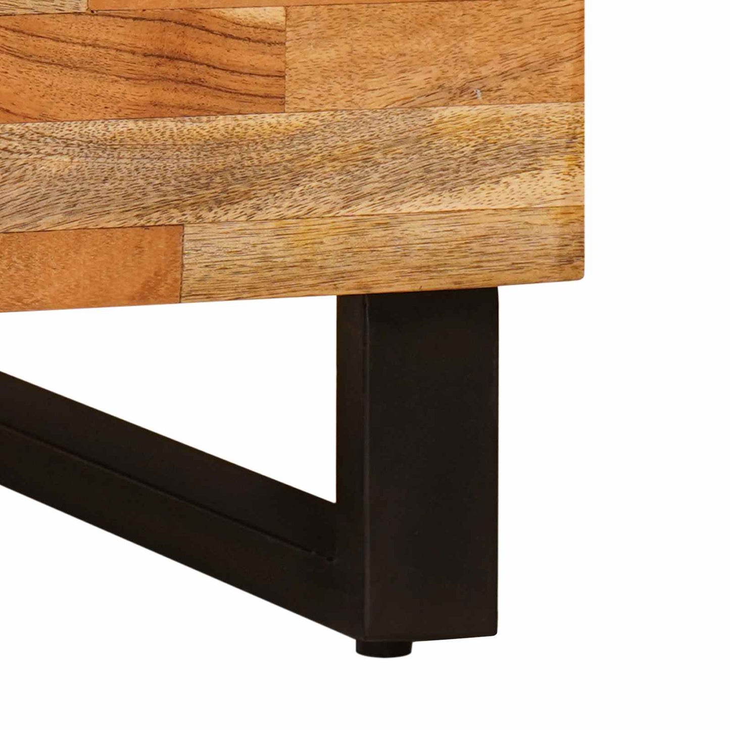 Coffee Table Brown 80 x 50 x 40 cm Solid Mango Wood