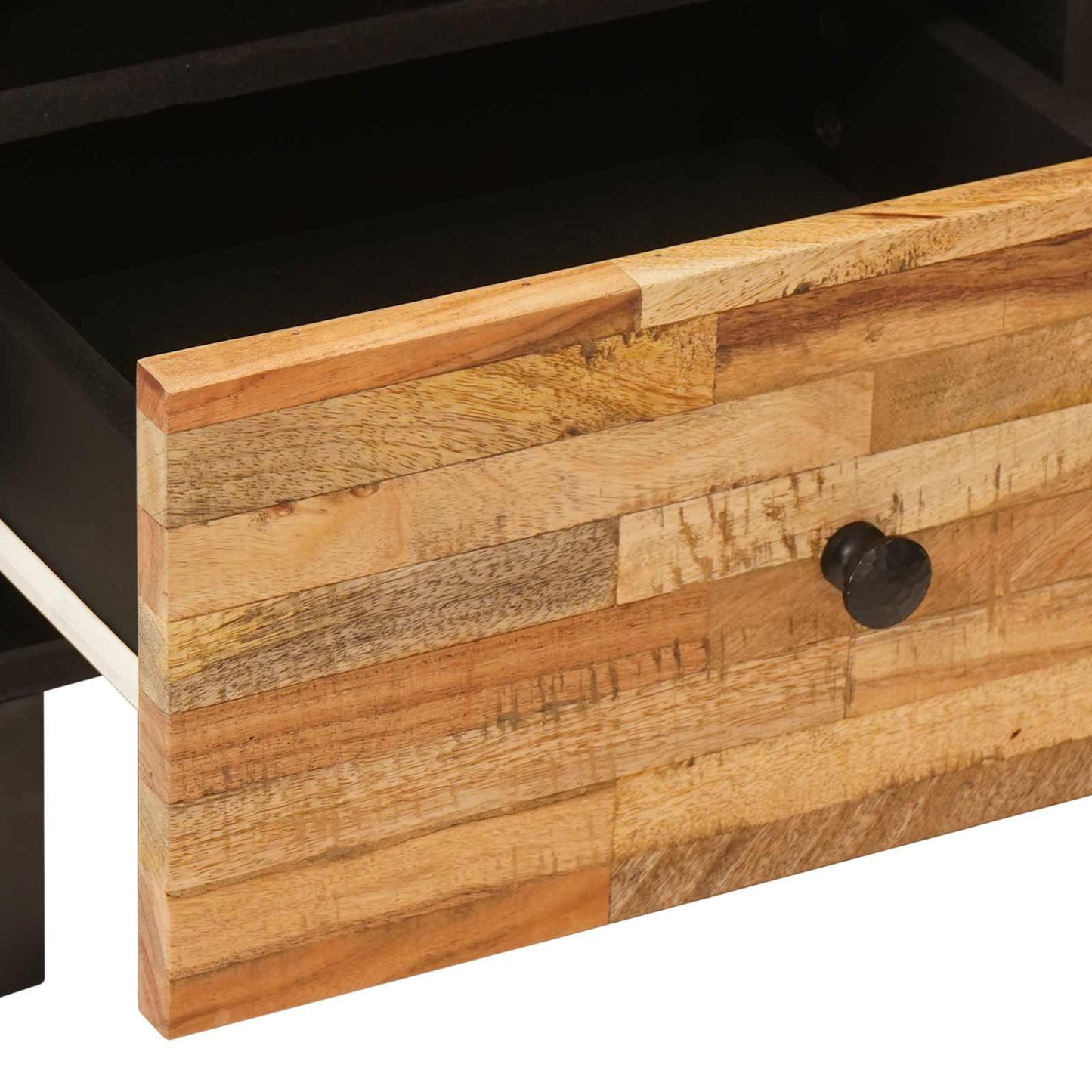 Bed cabinet with Drawer Brown 40 x 33 x 46 cm Solid Mango Wood