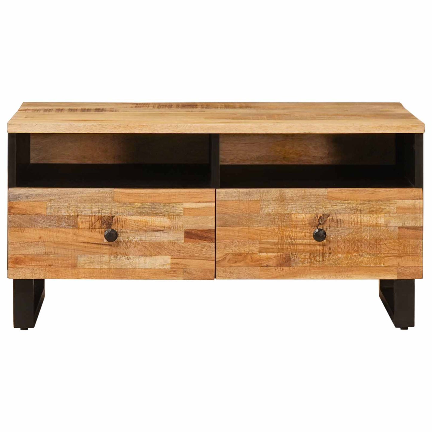 Coffee Table with Drawer Brown 80 x 54 x 40 cm Solid Mango Wood