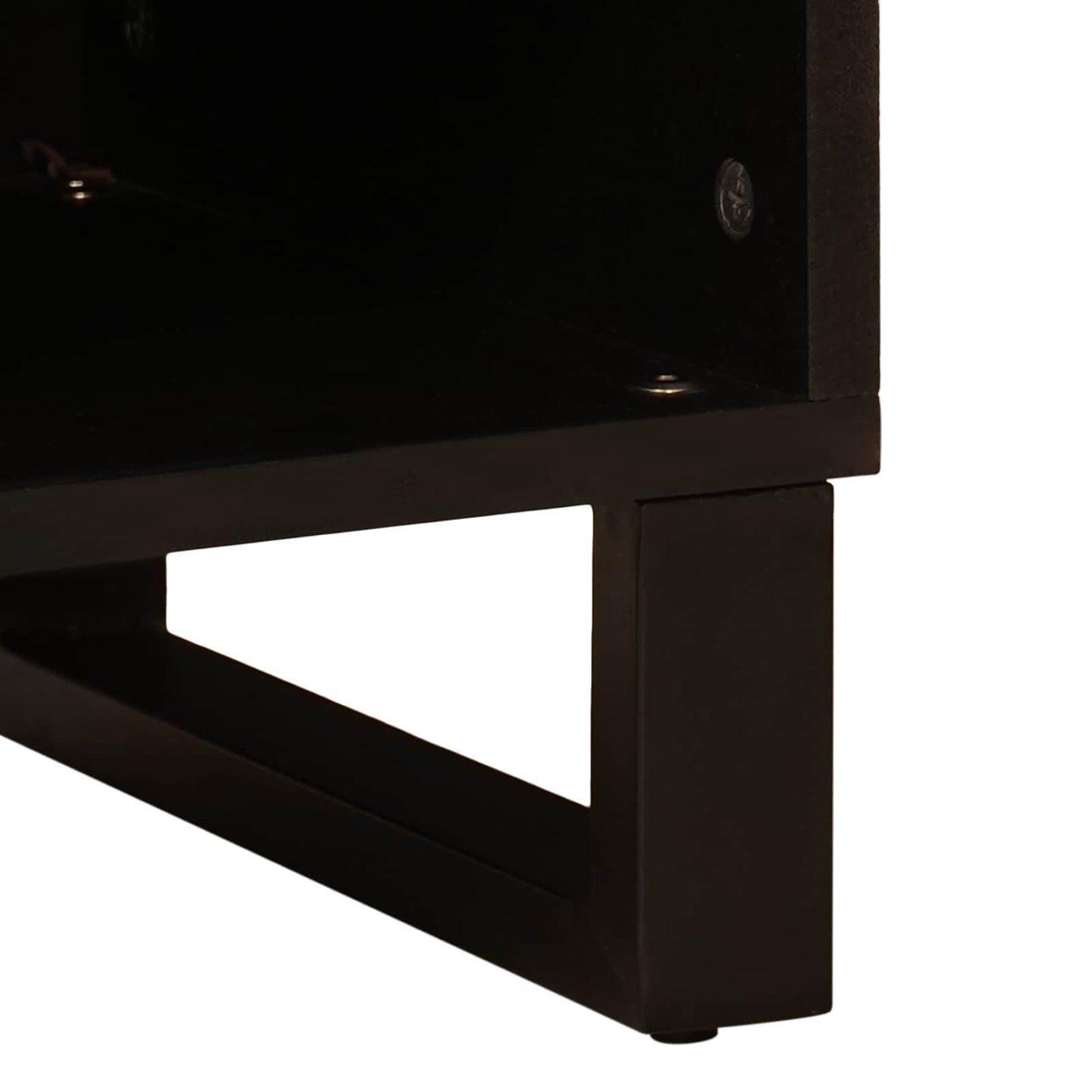 TV Cabinet with Drawer Brown 100 x 33 x 46 cm Solid Mango Wood