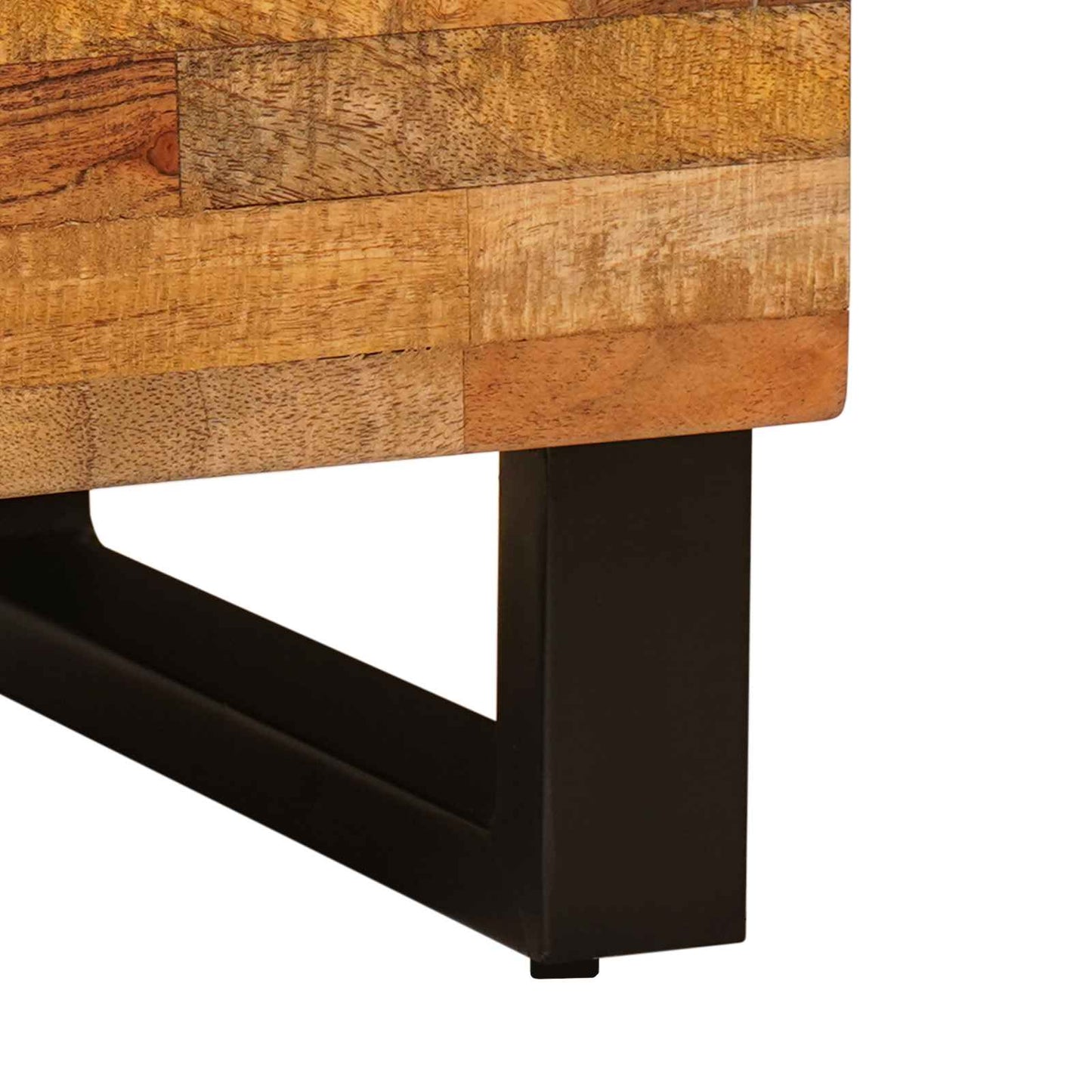 TV Cabinet with Drawer Brown 80 x 33 x 46 cm Solid Mango Wood