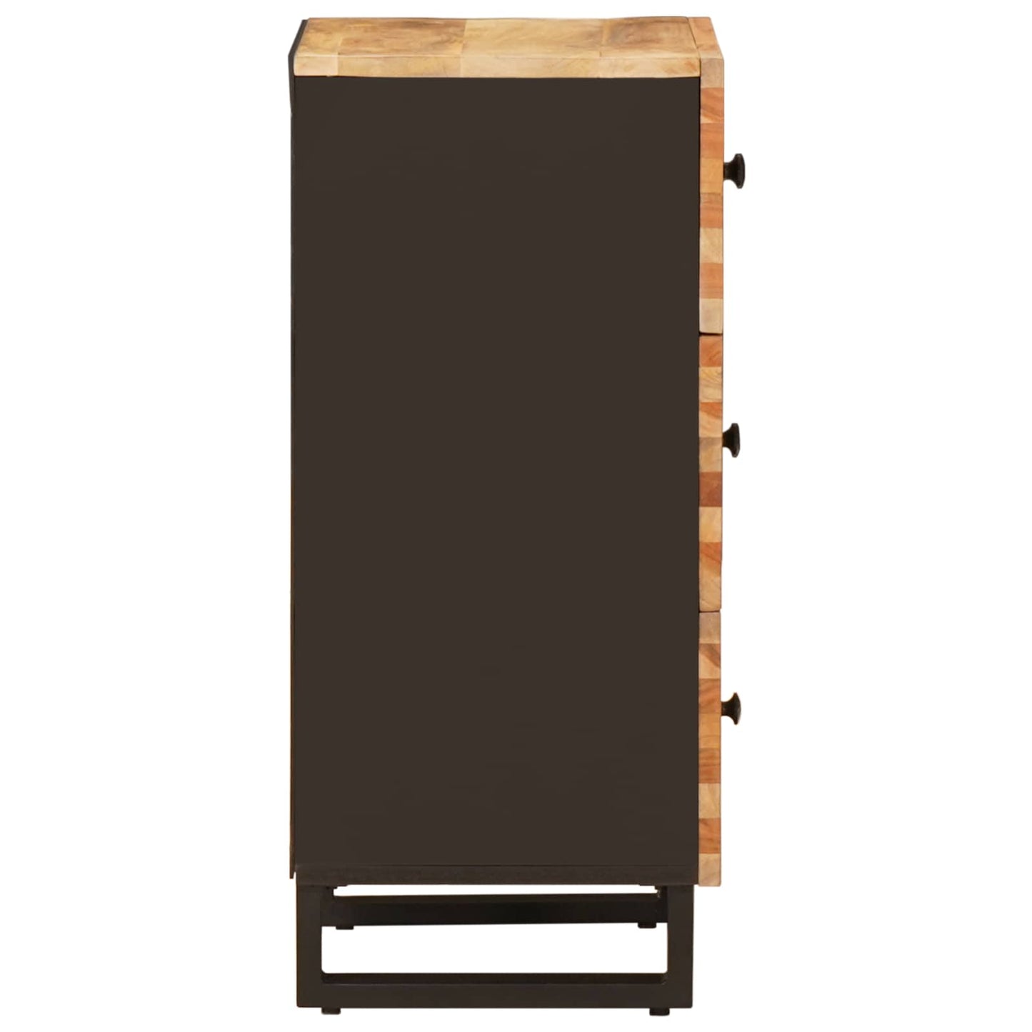 Side Cabinet with Drawer Brown 40 x 33 x 75 cm Solid Mango Wood