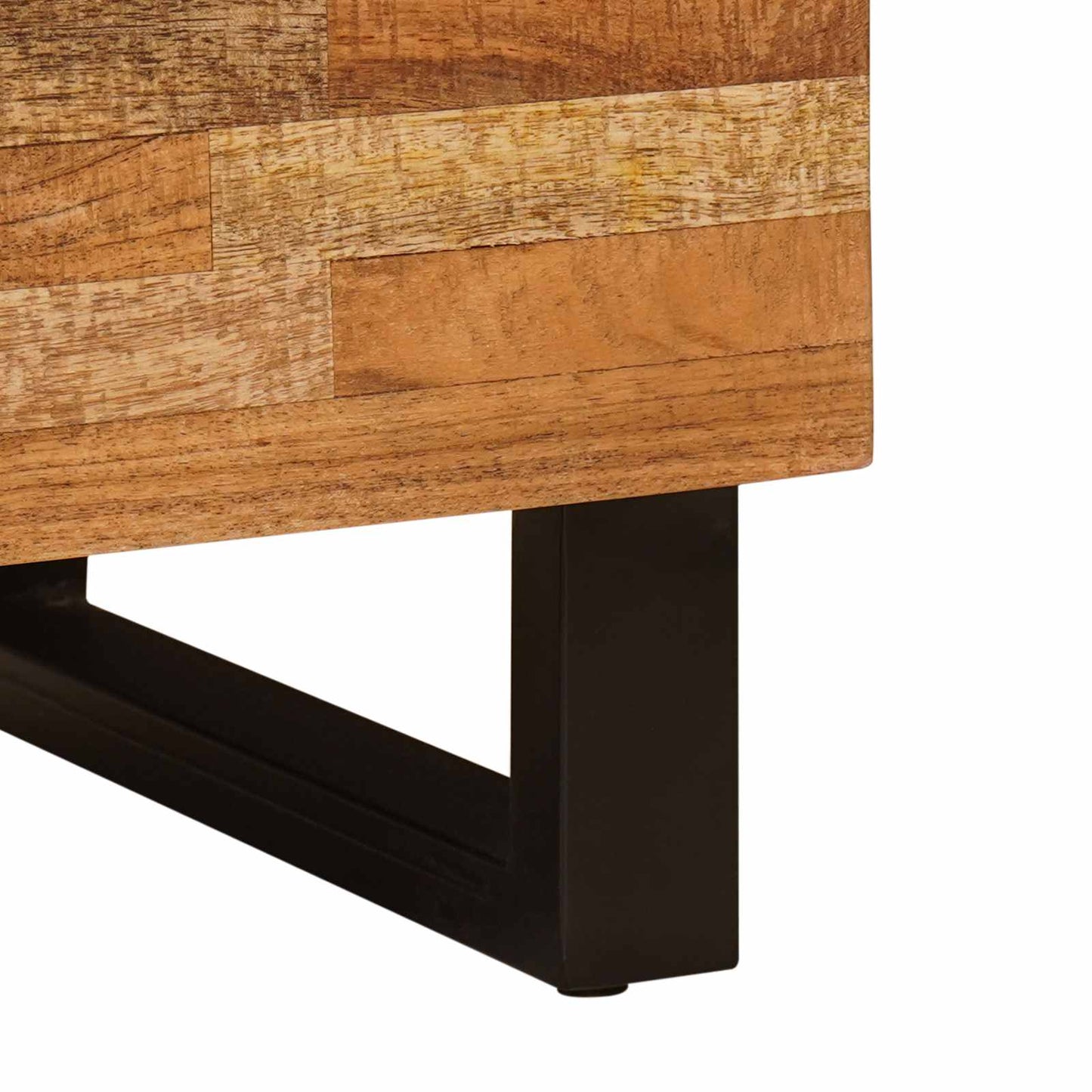Side Cabinet with Door Brown 60 x 33 x 75 cm Solid Mango Wood