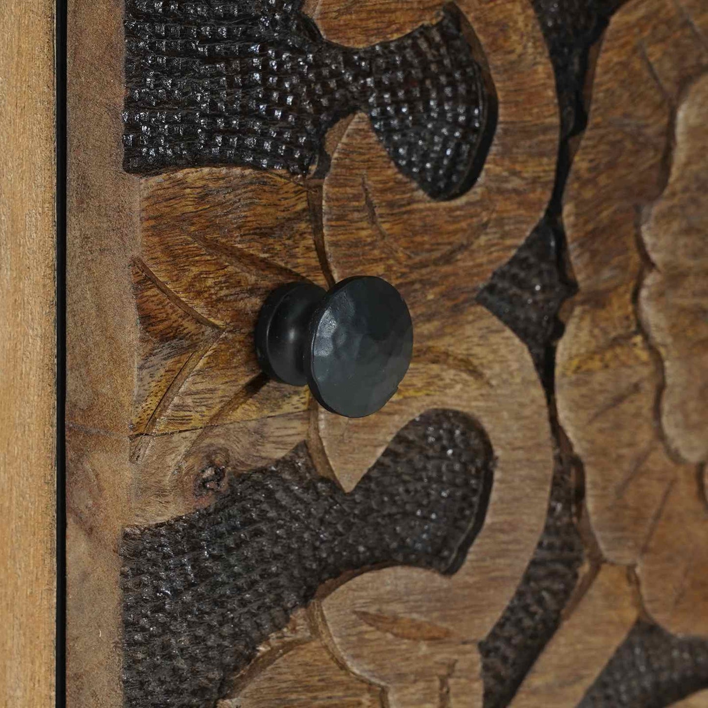Bedside Cabinet Brown 40 x 33.5 x 46 cm Solid Mango Wood