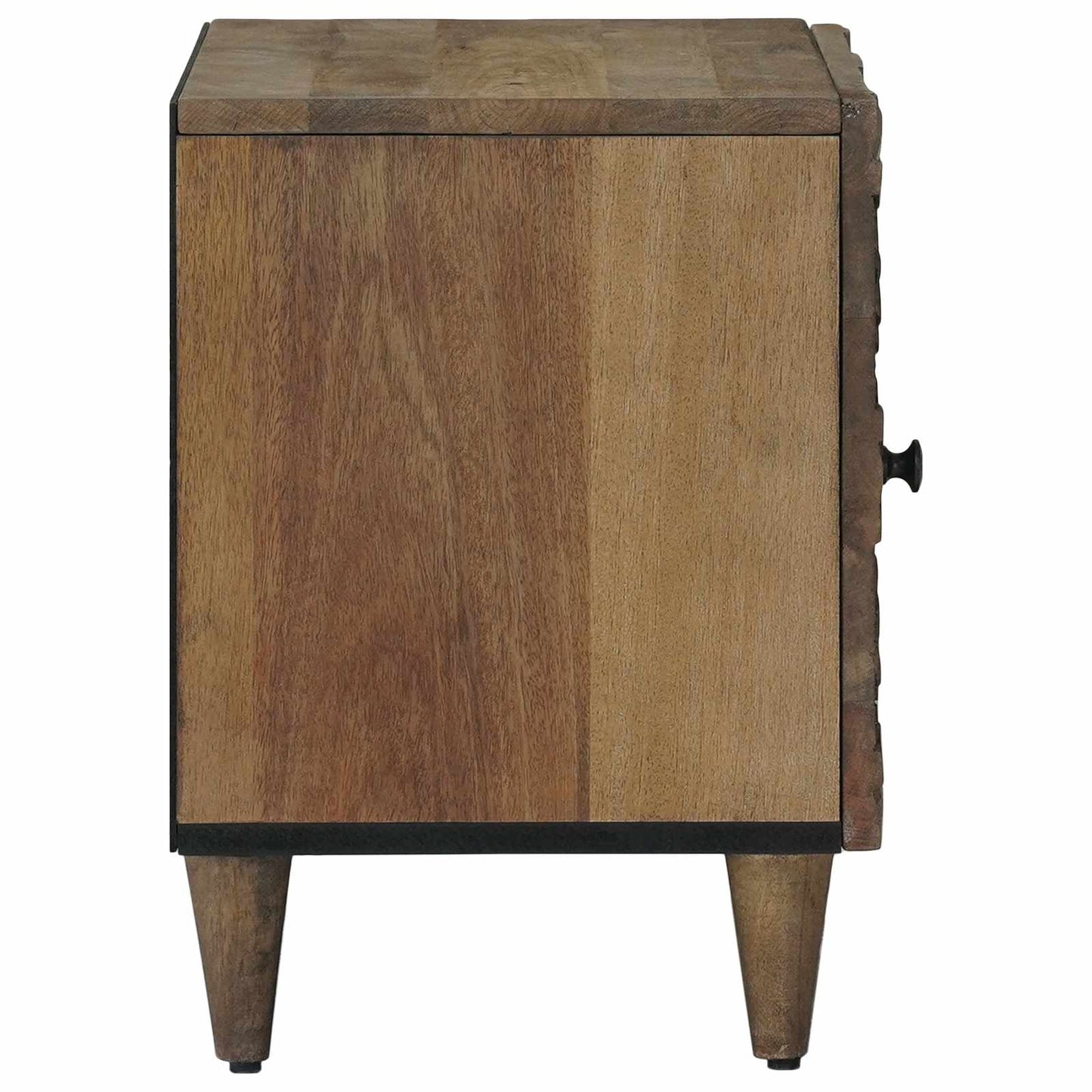 Bedside Cabinet Brown 40 x 33.5 x 46 cm Solid Mango Wood