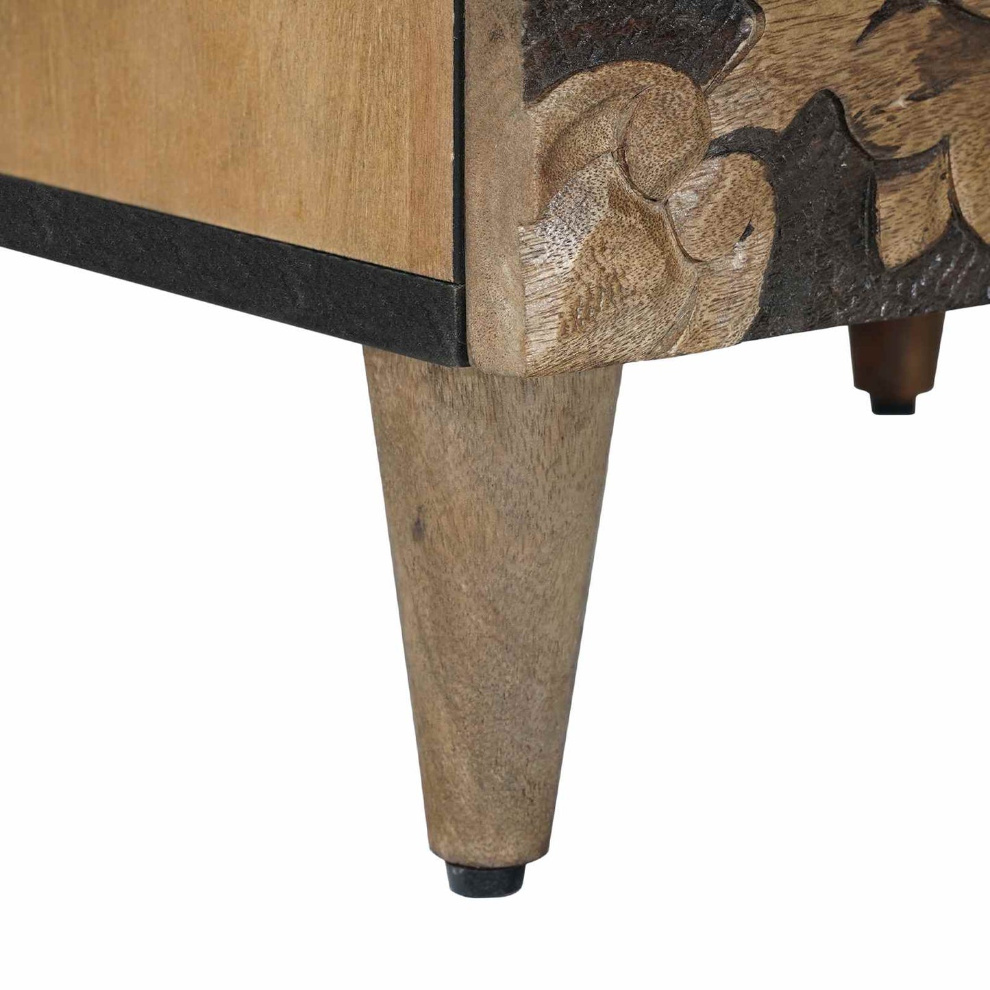 Bedside Cabinet 2 pcs Brown 40 x 33.5 x 46 cm Solid Mango Wood