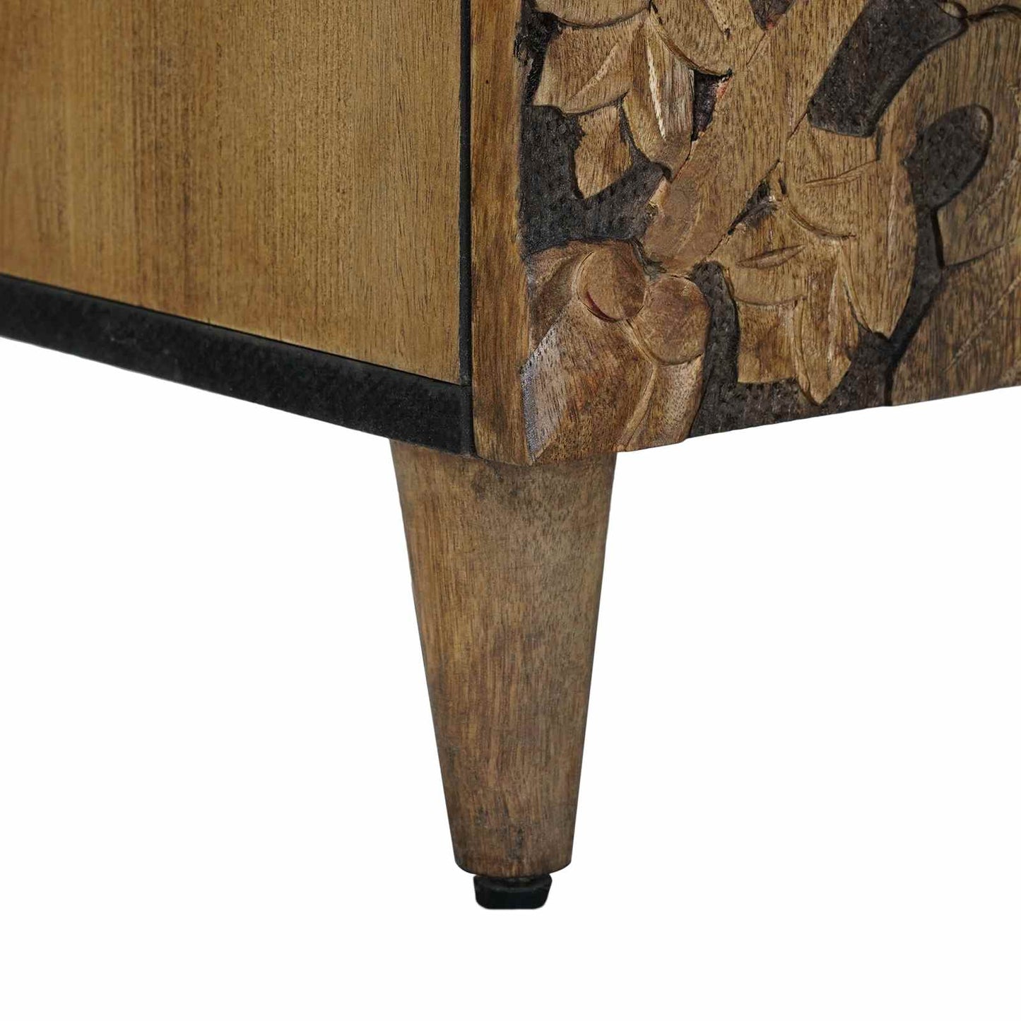 TV Cabinet Brown 105 x 33.5 x 46 cm Solid Mango Wood