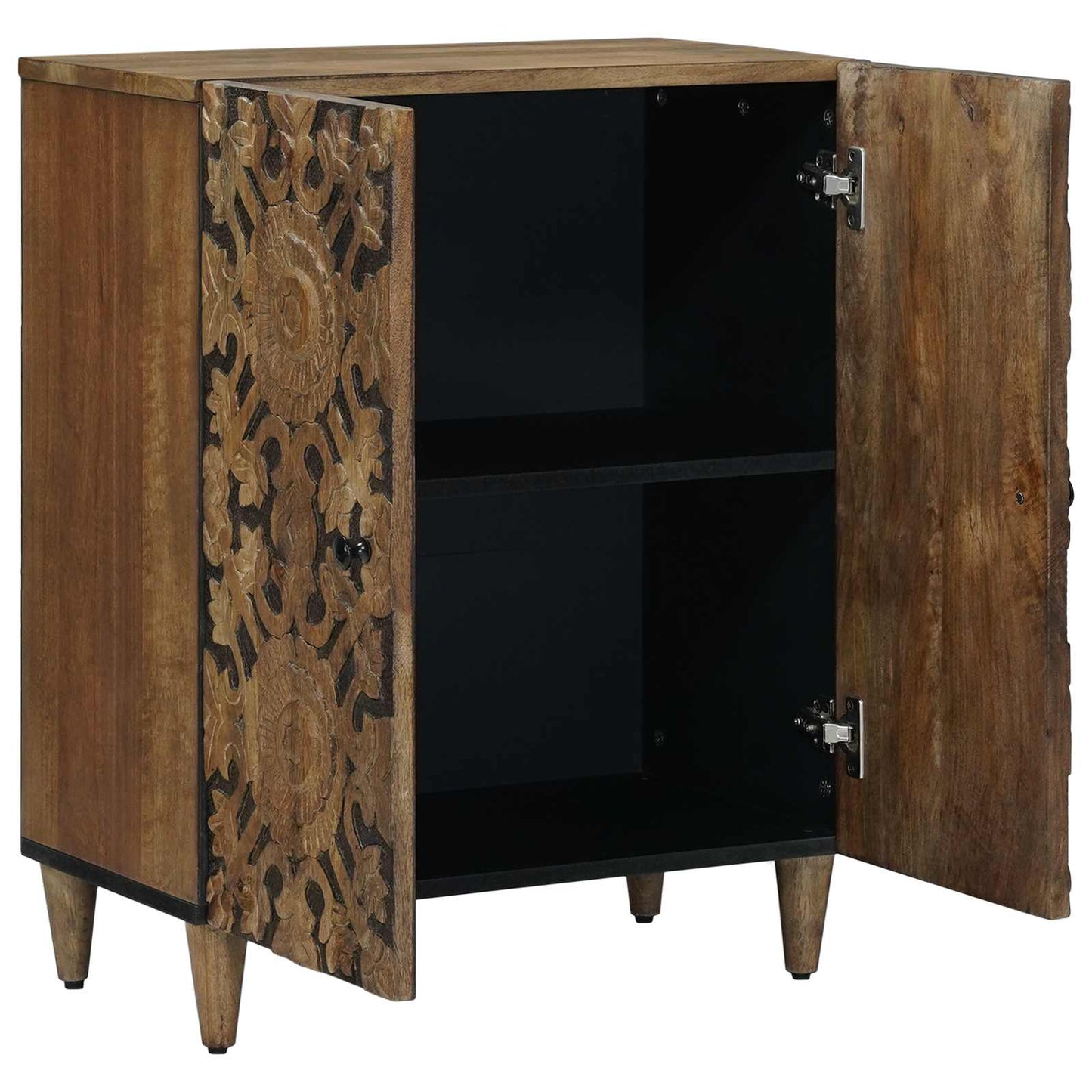 Storage Sideboard Brown 60 x 33.5 x 75 cm Solid Mango Wood
