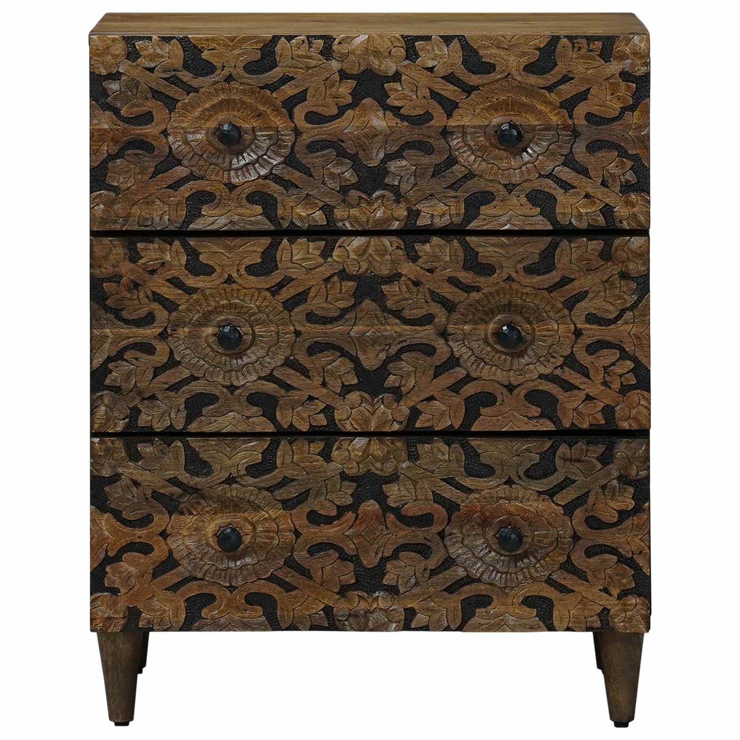 Storage Sideboard Brown 60 x 33.5 x 75 cm Solid Mango Wood