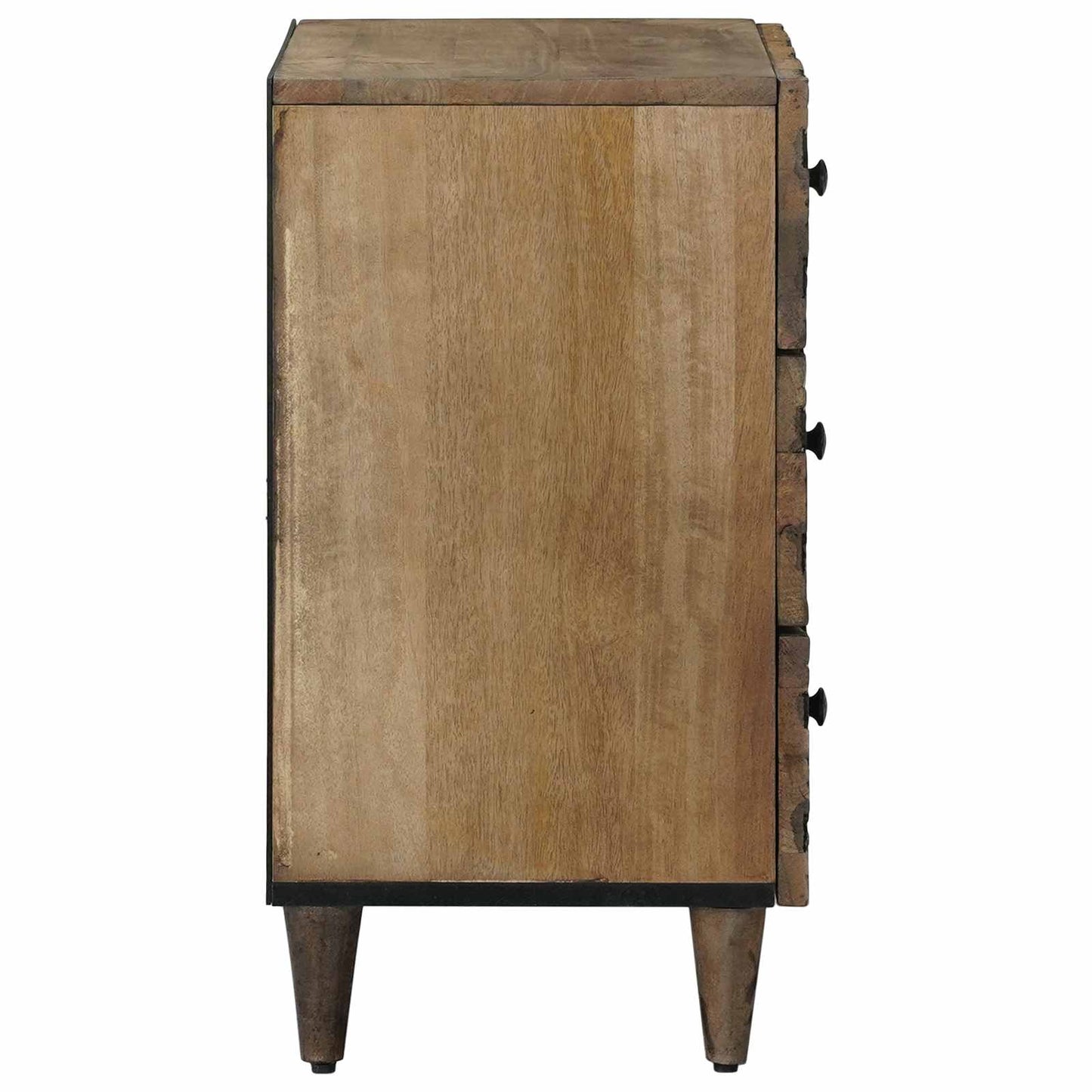 Bed cabinet with Drawer Brown 50 x 33 x 60 cm Solid Mango Wood
