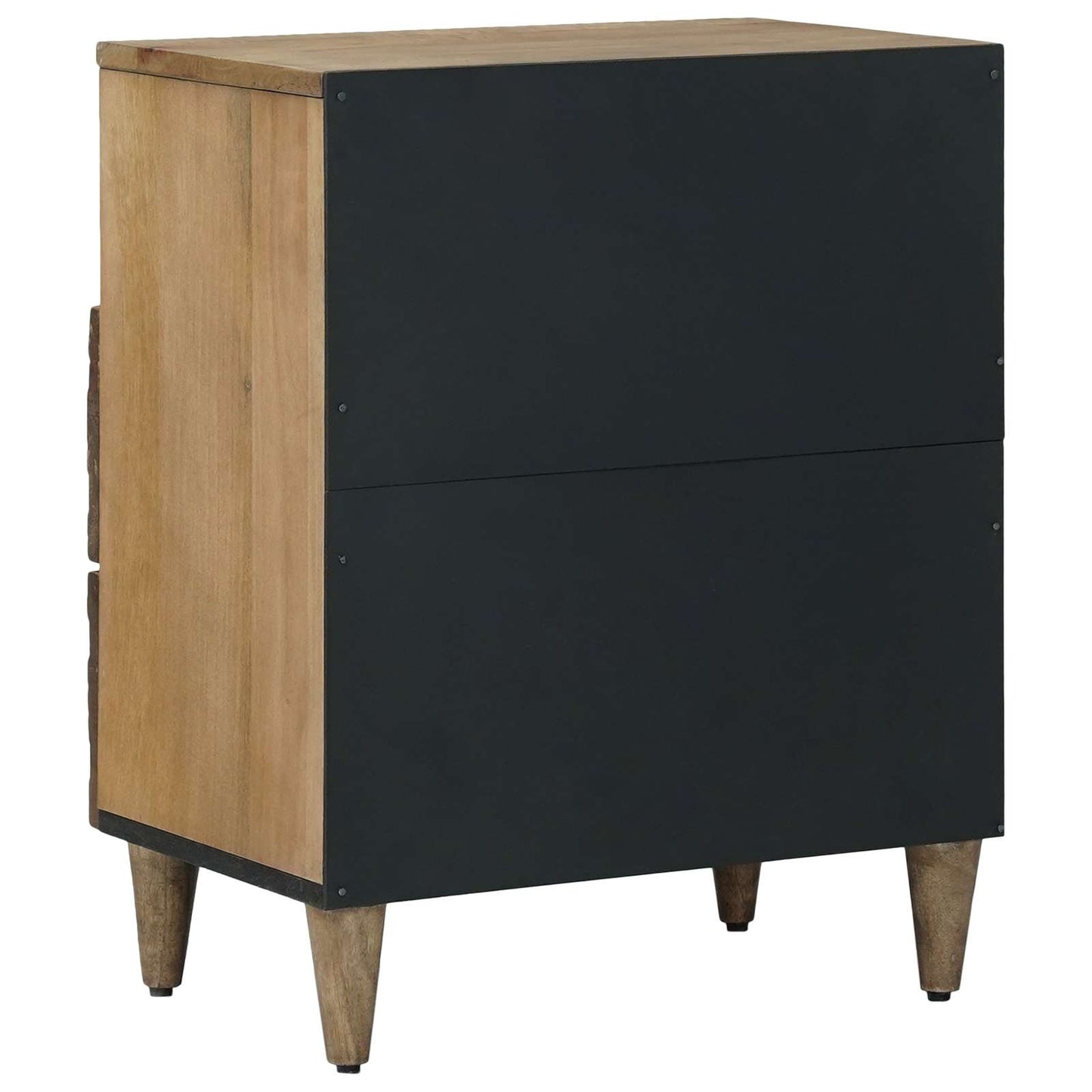Bed cabinet with Drawer Brown 50 x 33 x 60 cm Solid Mango Wood