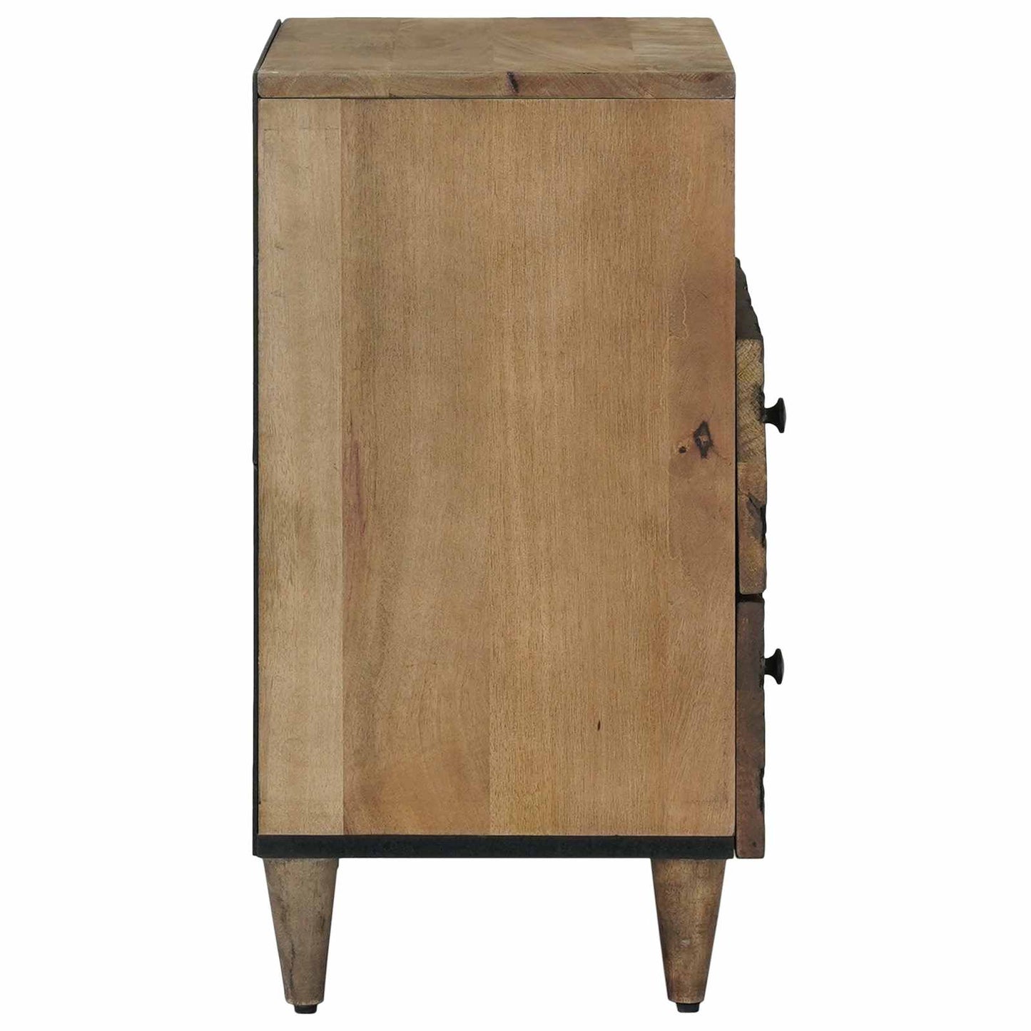 Bed cabinet with Drawer Brown 50 x 33 x 60 cm Solid Mango Wood