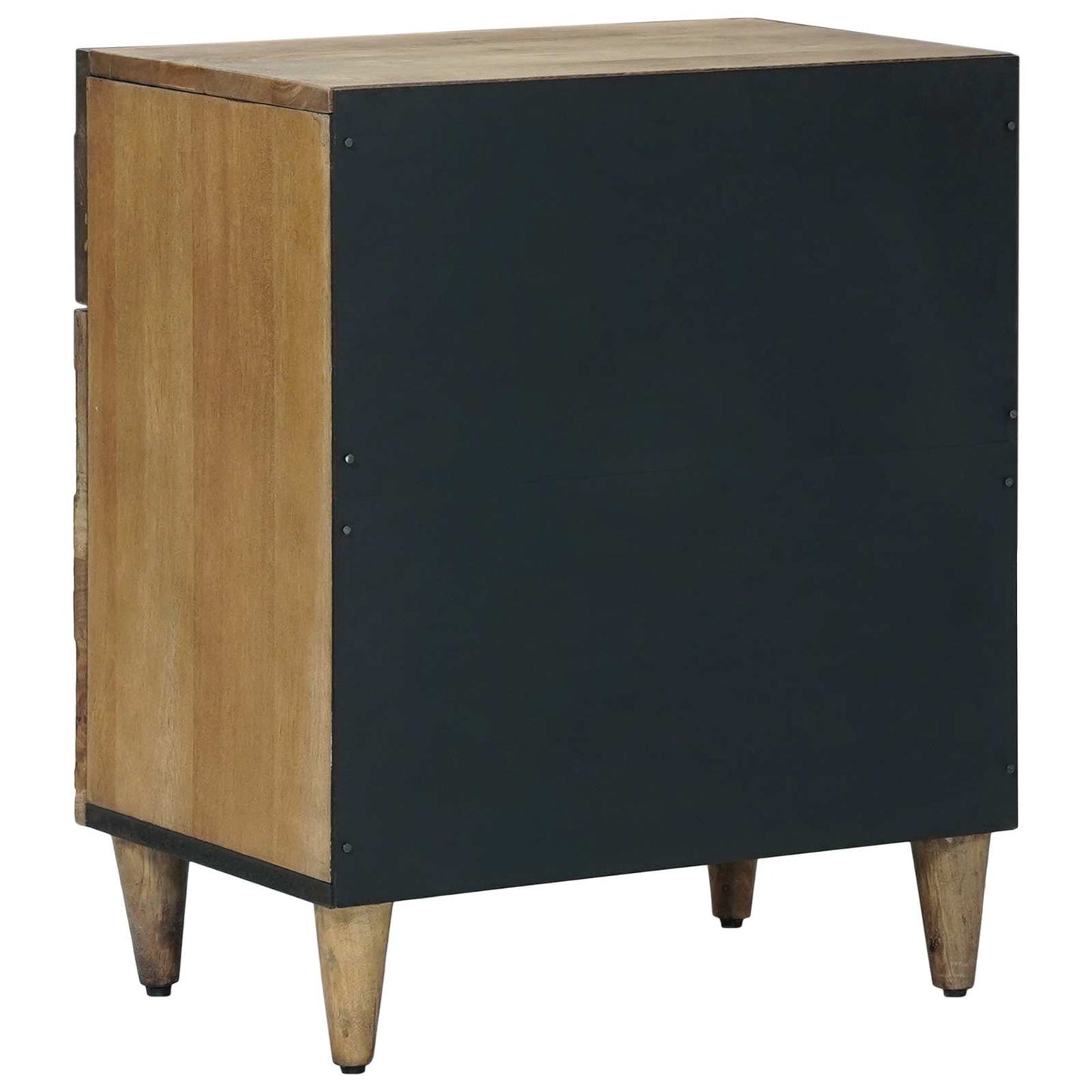 Bed cabinet with Drawer Brown 50 x 33 x 60 cm Solid Mango Wood