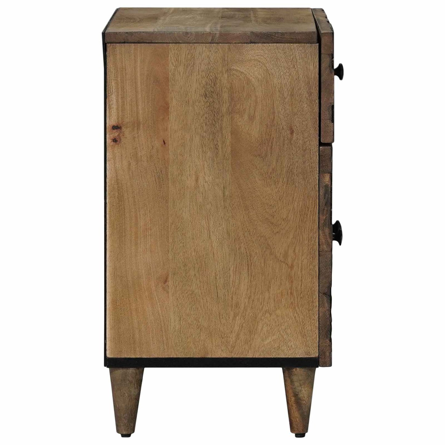Bed cabinet with Drawer Brown 50 x 33 x 60 cm Solid Mango Wood