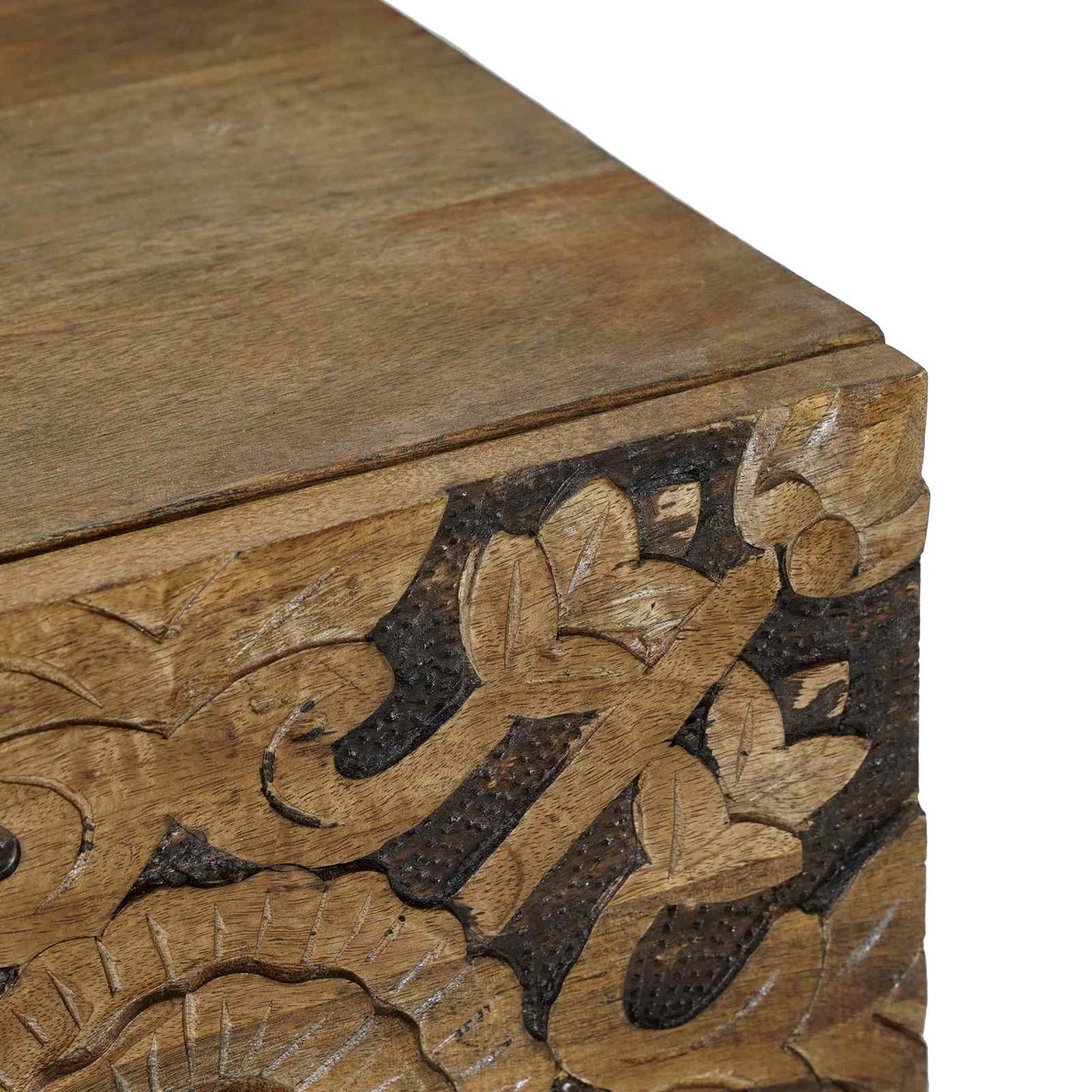 Coffee Table Brown 100 x 54 x 40 cm Solid Mango Wood