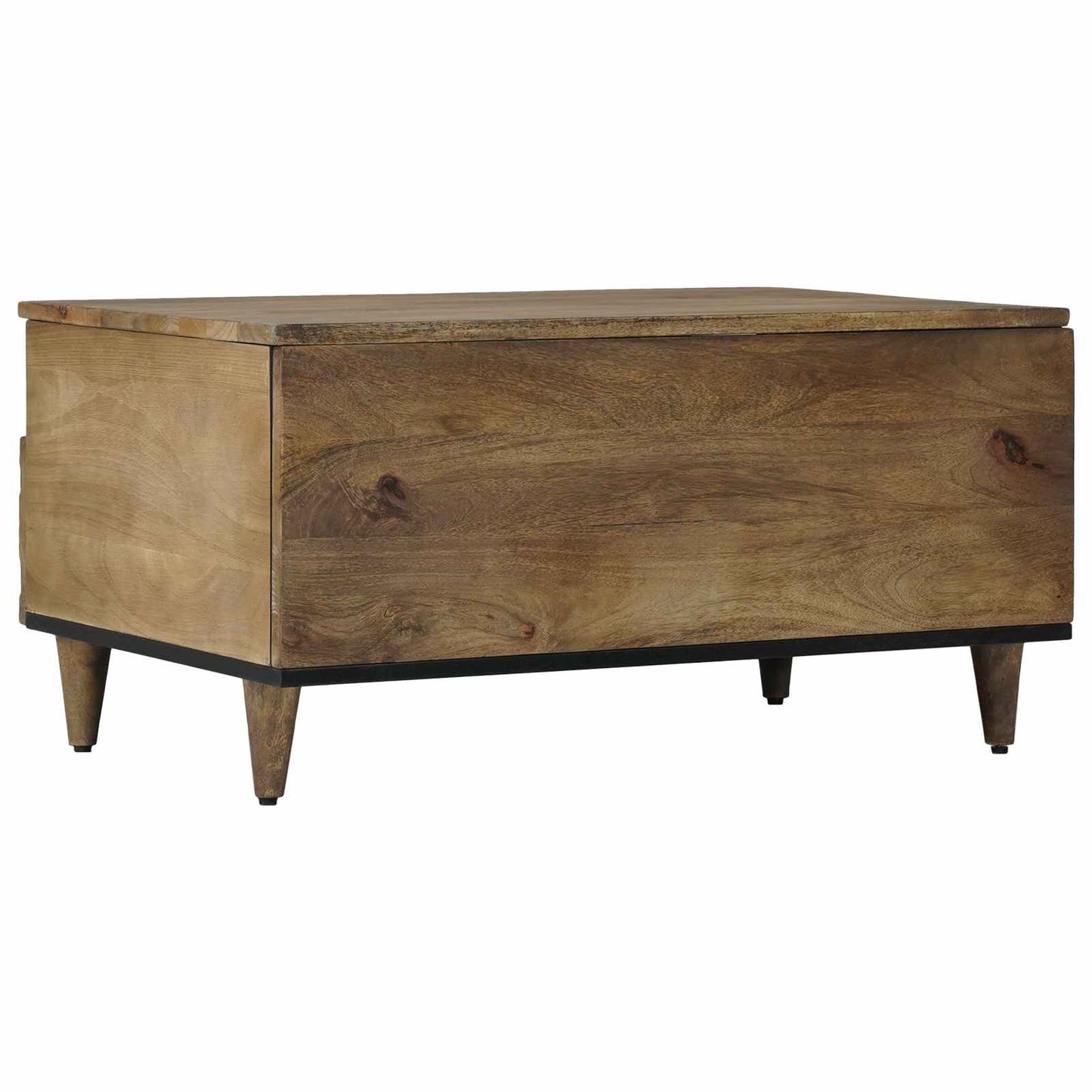 Coffee Table with Drawer Brown 80 x 54 x 40 cm Solid Mango Wood