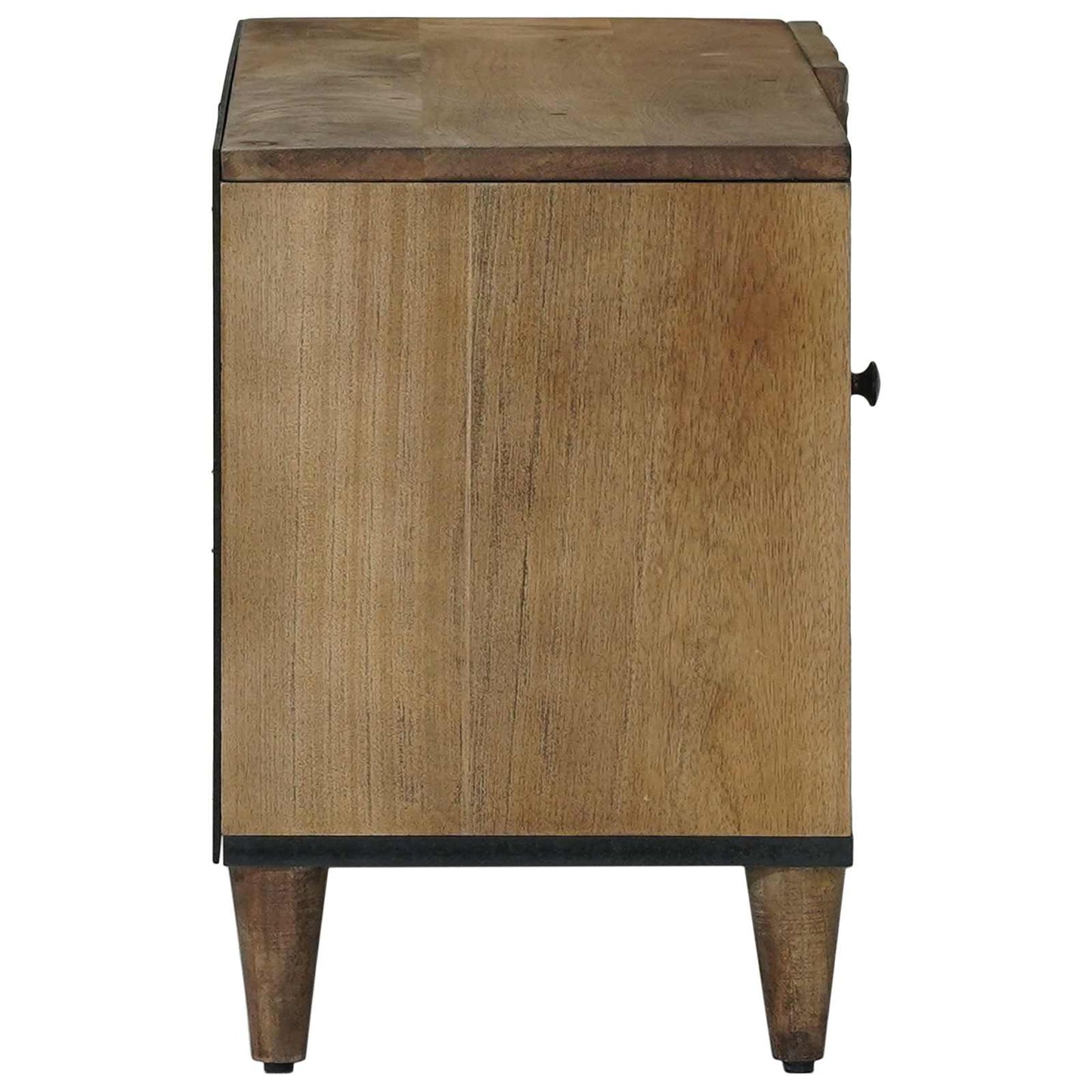 TV Cabinet with Shelf Brown 80 x 31.5 x 46 cm Solid Mango Wood